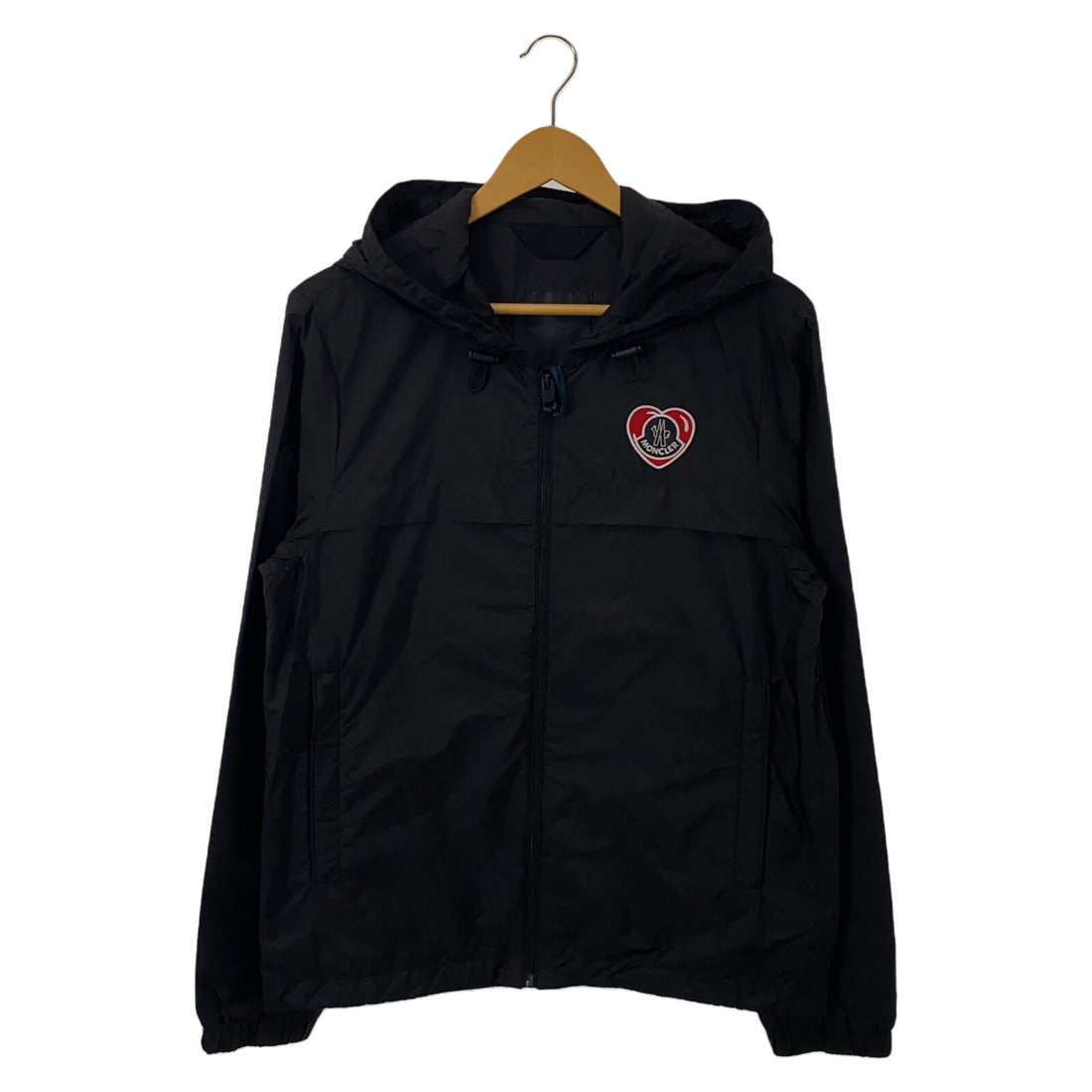 Moncler Nylon Hooded Jacket Black