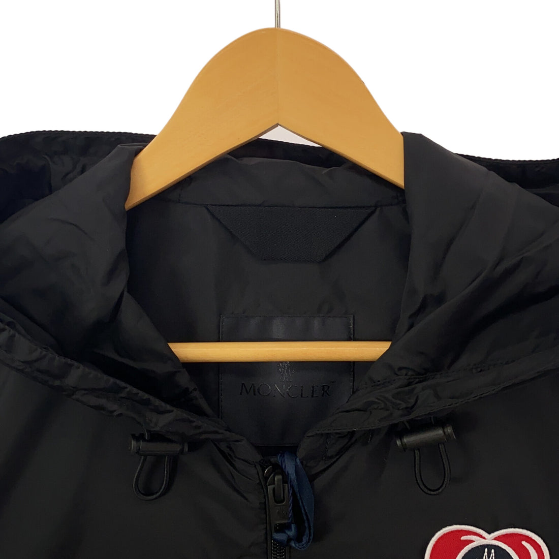 Moncler Nylon Hooded Jacket Black