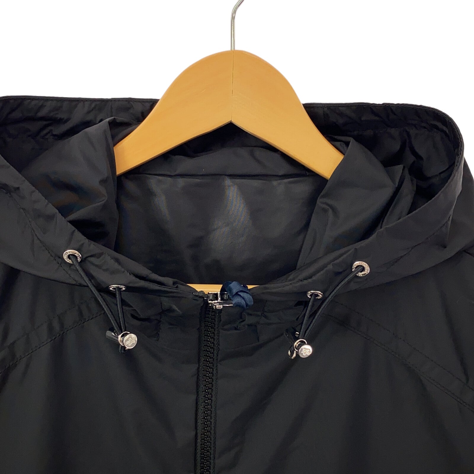 Moncler Hooded Jacket Polyester Black