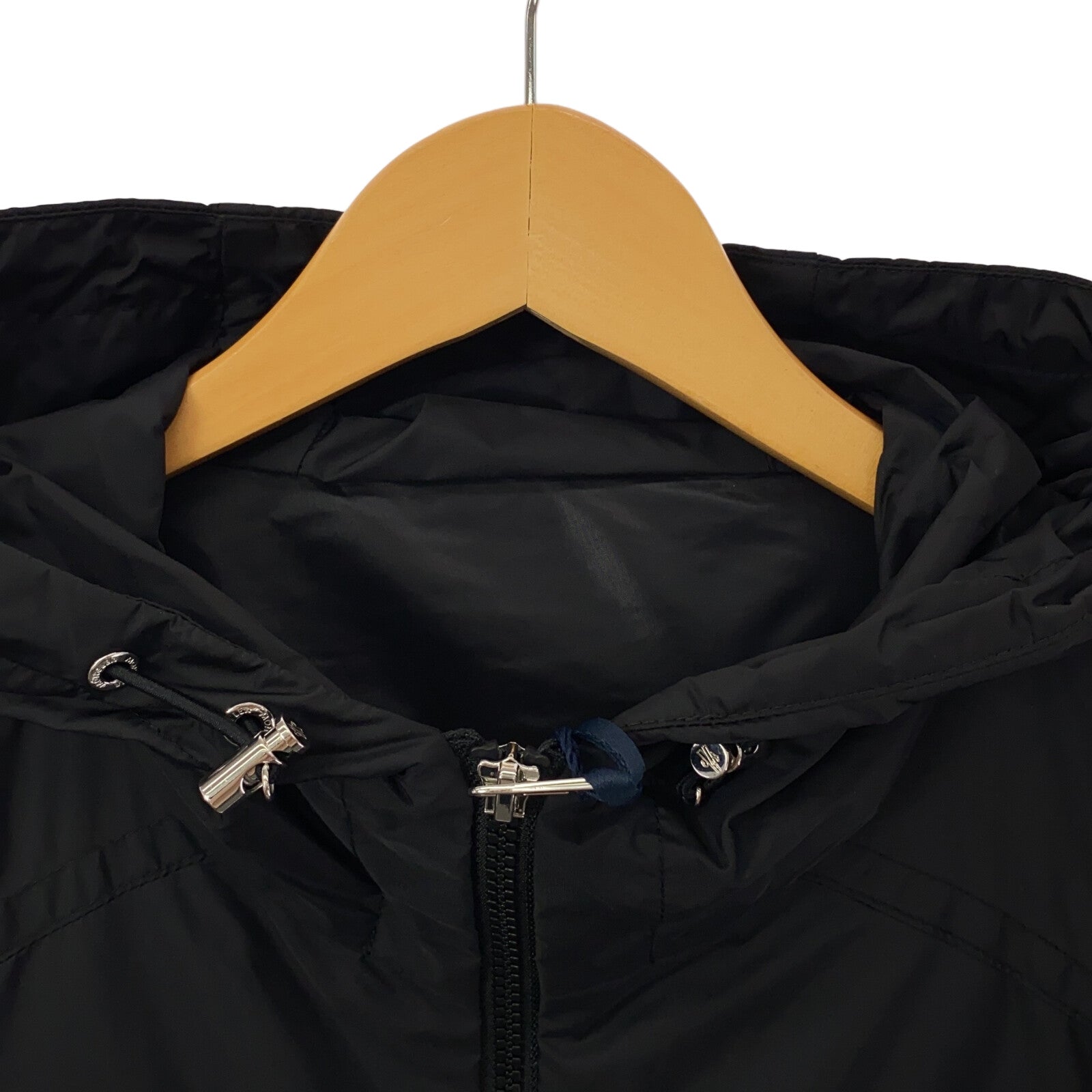 Moncler Hooded Jacket Polyester Black