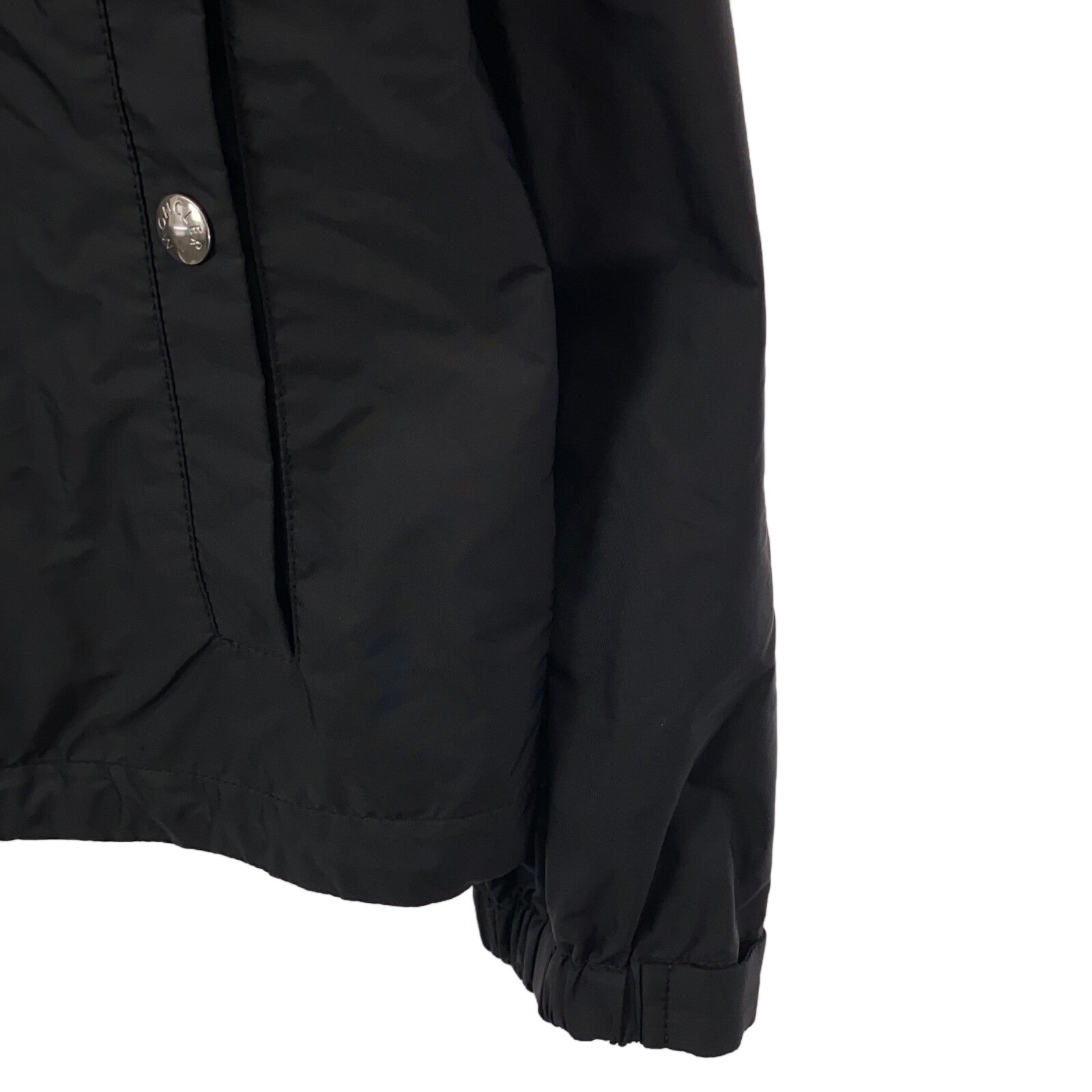 Moncler Hooded Jacket Polyester Black