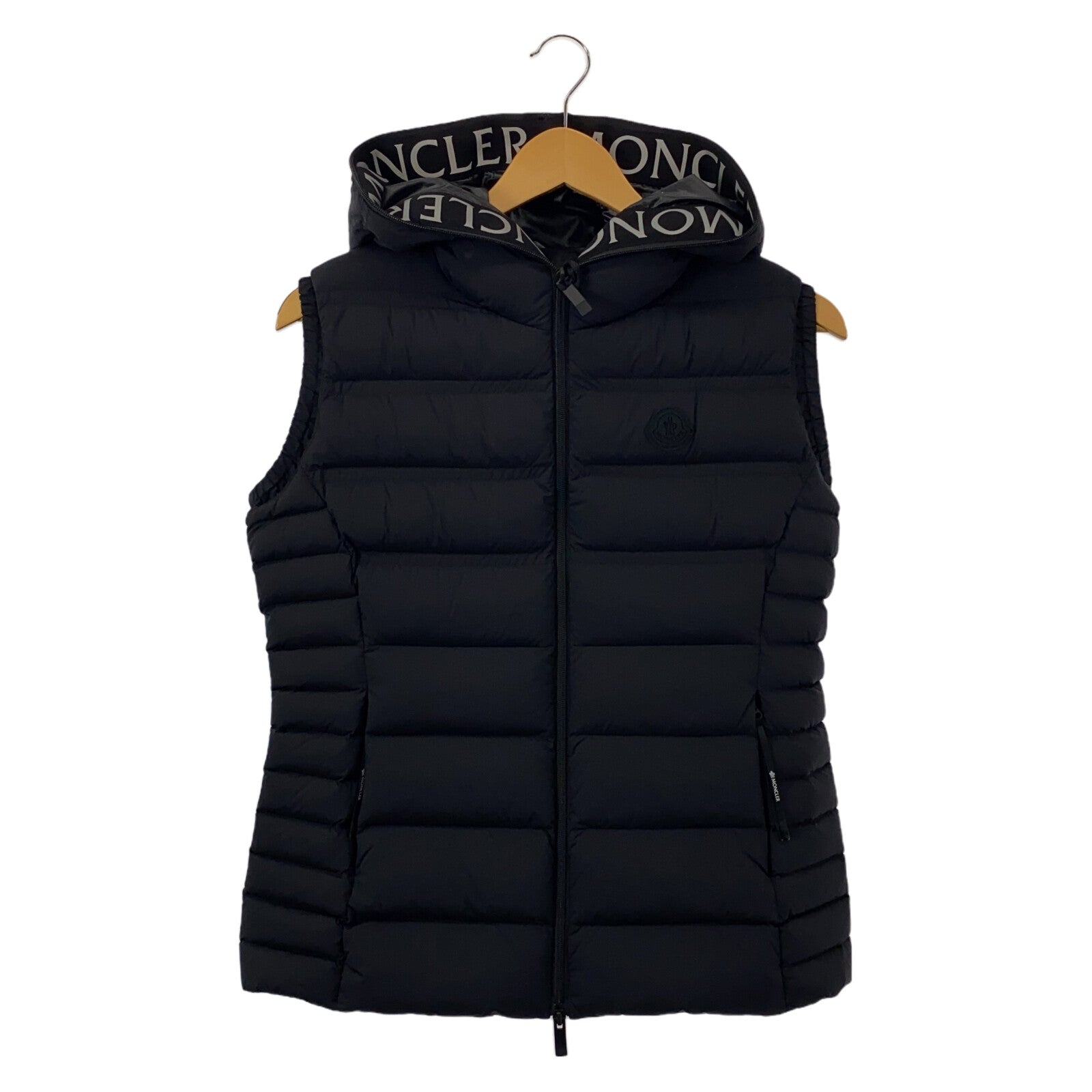 Moncler Nylon Down Vest Outerwear Black