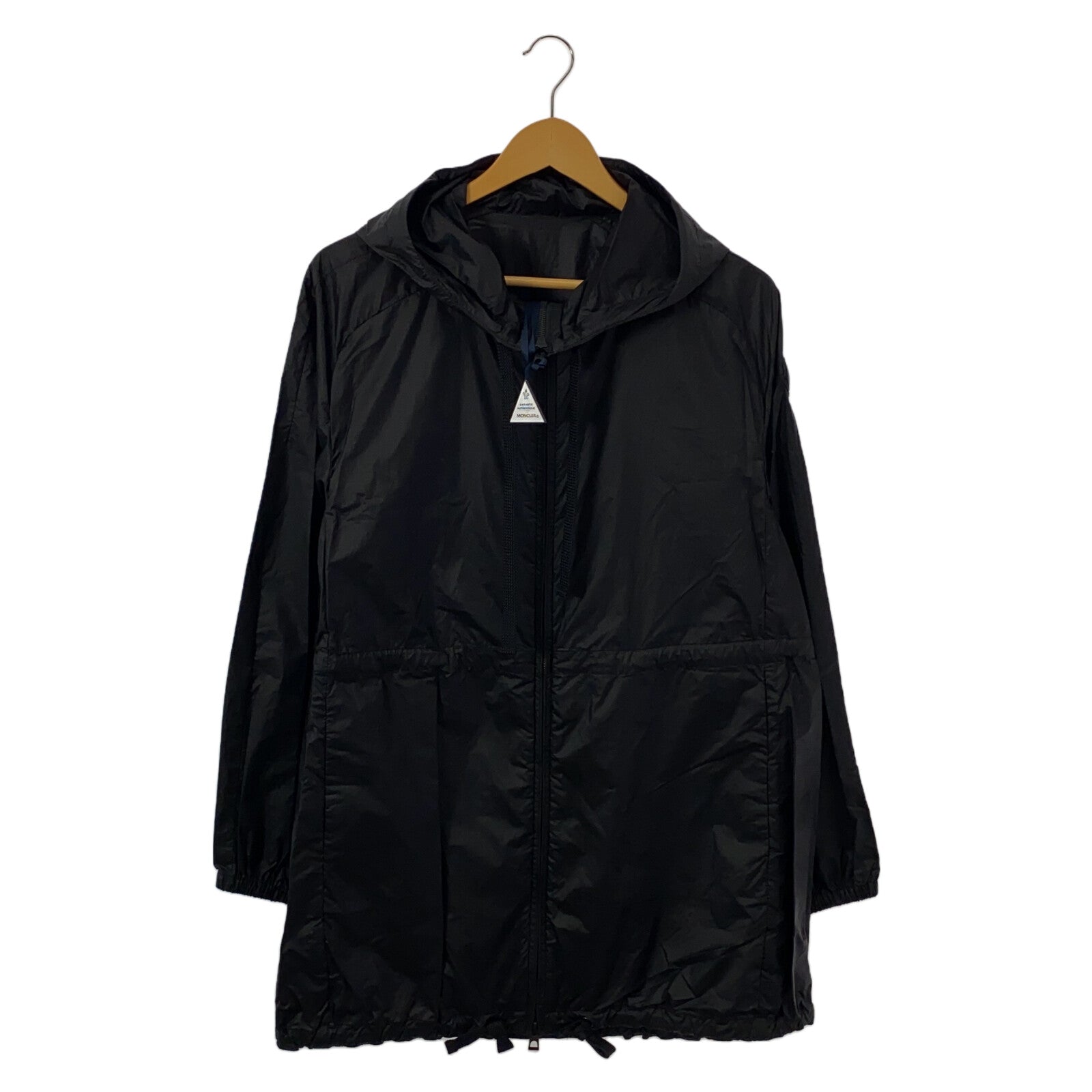 Moncler Nylon Hooded Jacket Black