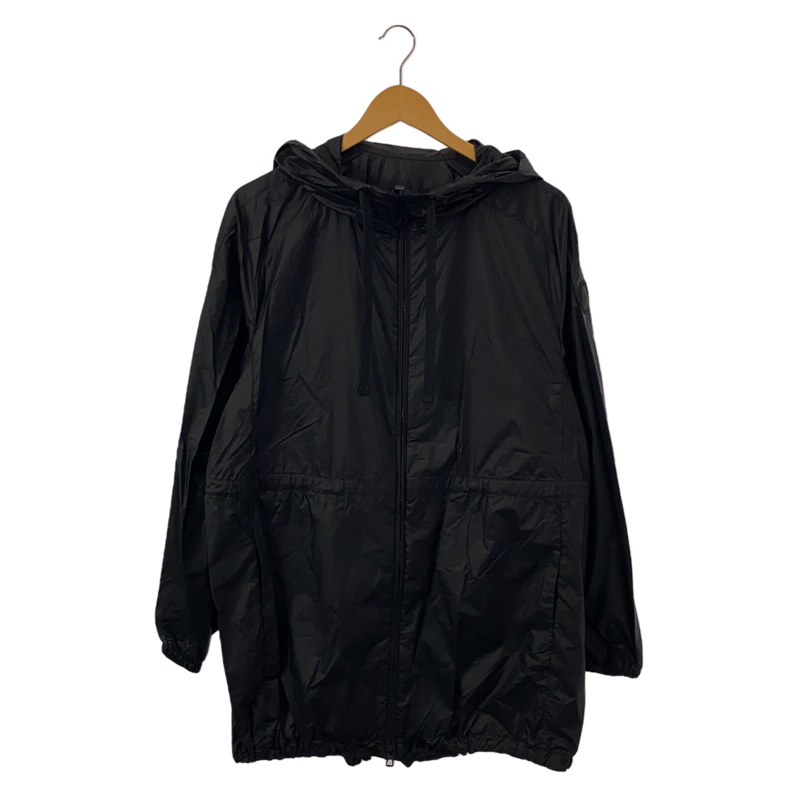 Moncler Nylon Hooded Jacket Black