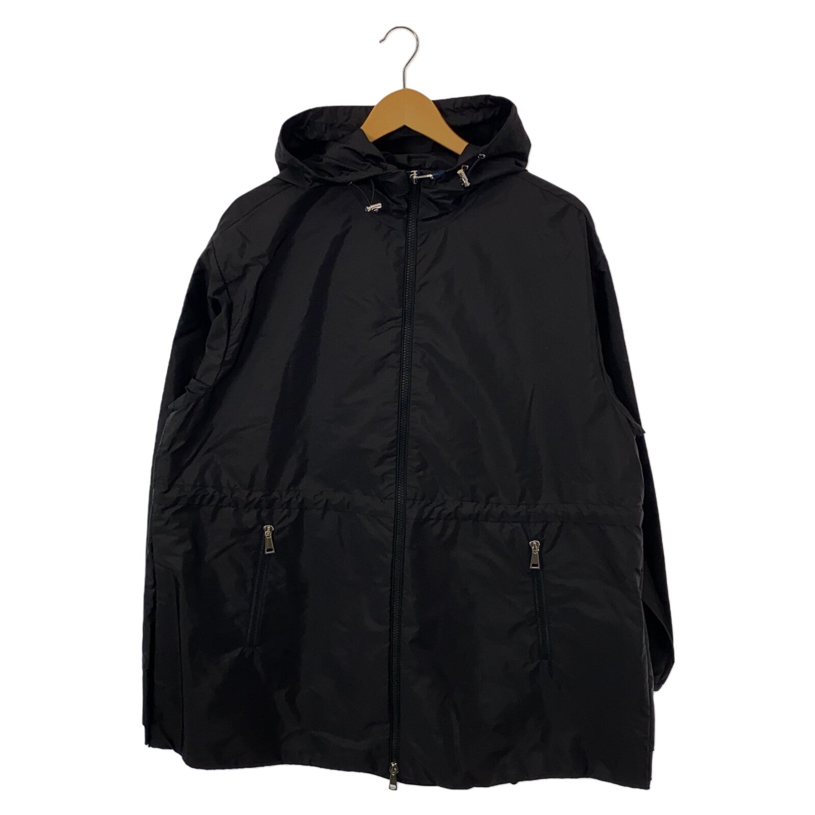 Moncler Nylon Hooded Jacket Black