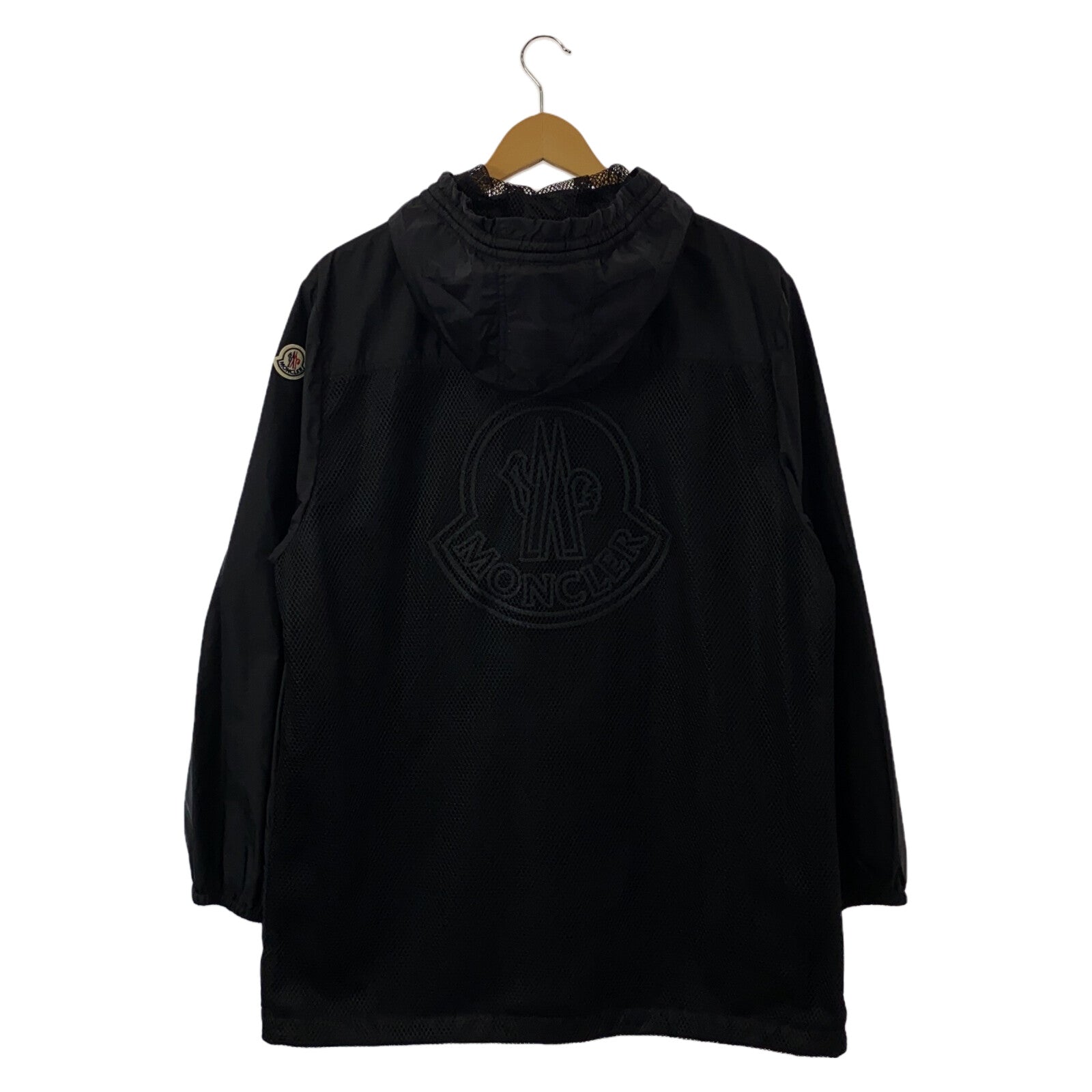 Moncler Nylon Hooded Jacket Black Men