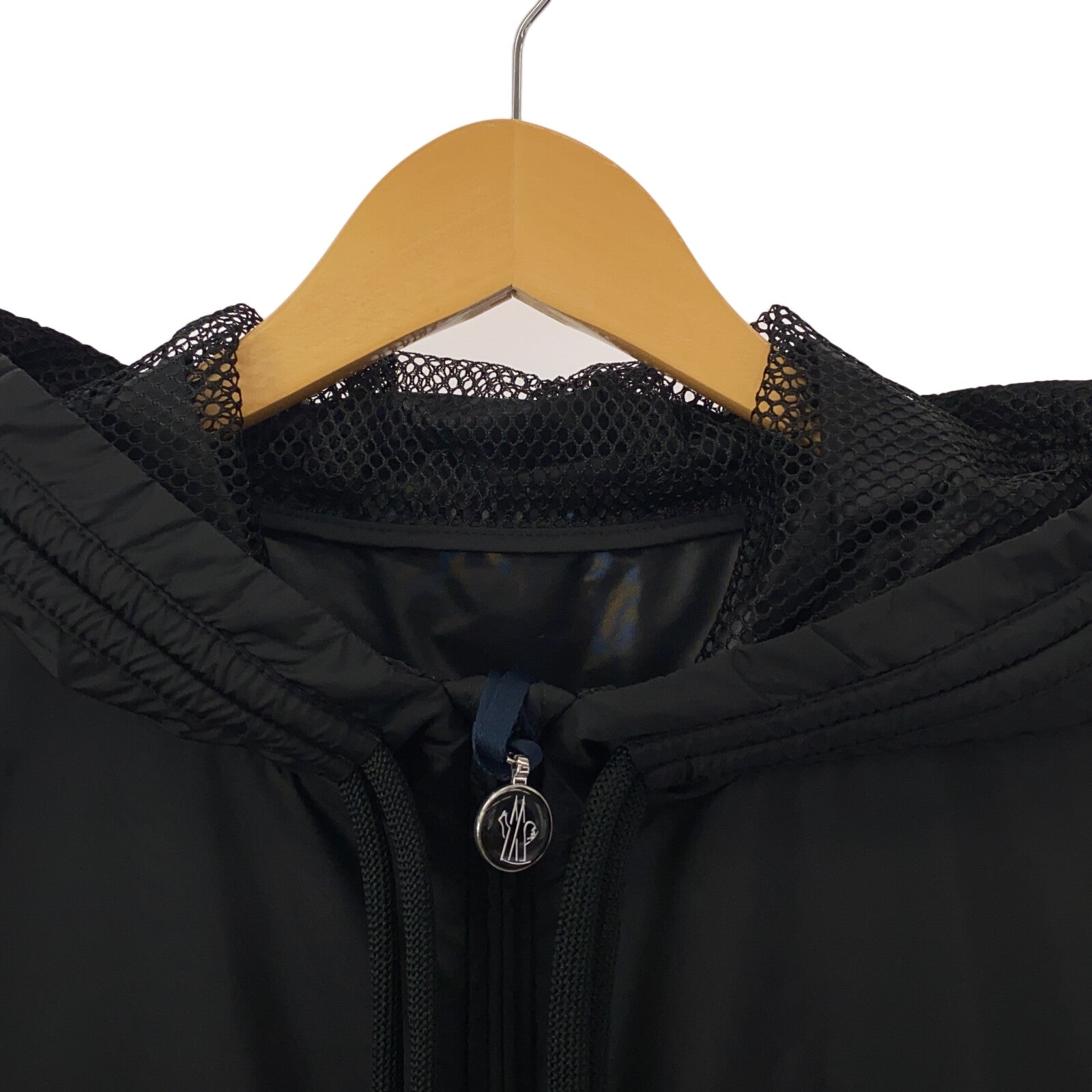 Moncler Nylon Hooded Jacket Black Men