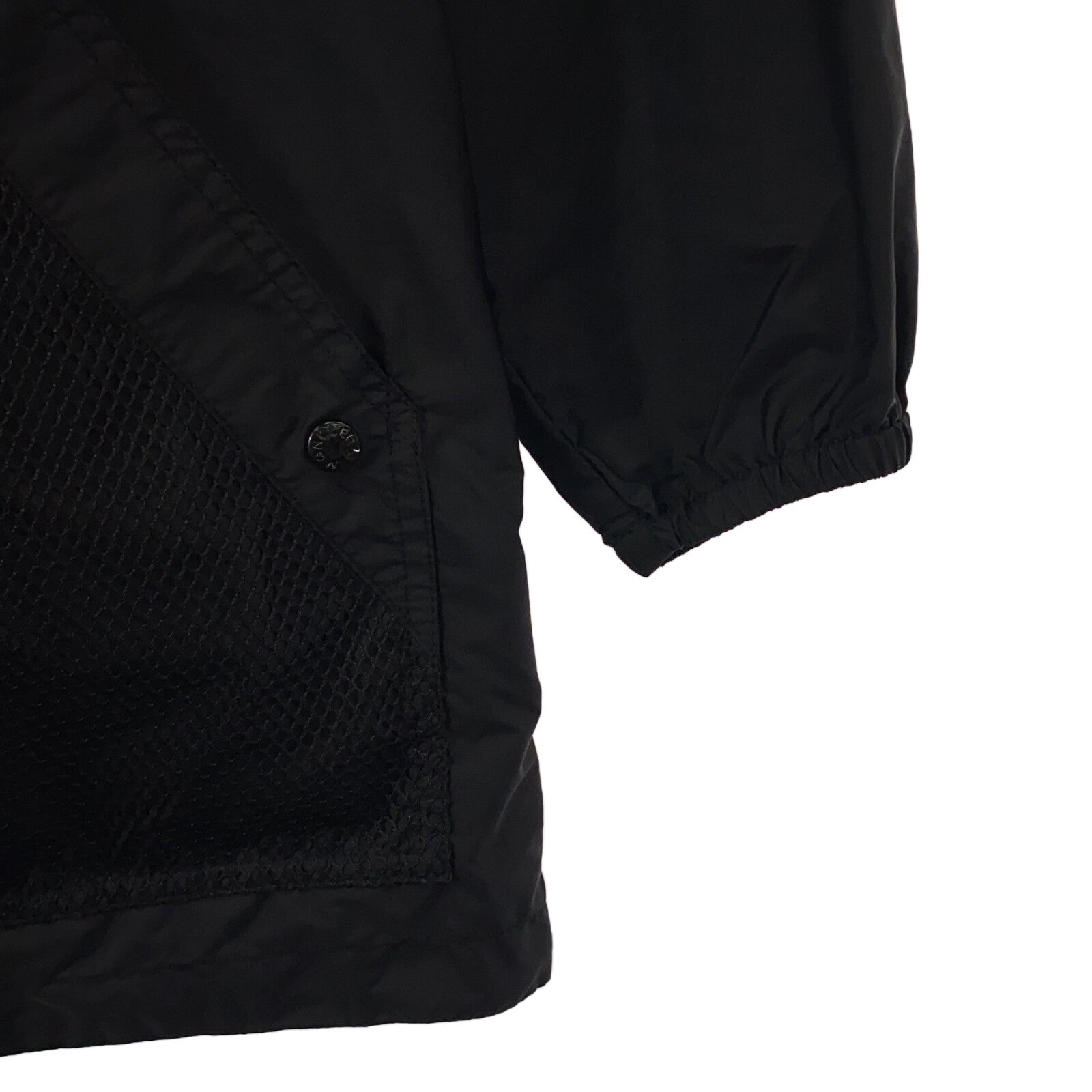 Moncler Nylon Hooded Jacket Black Men