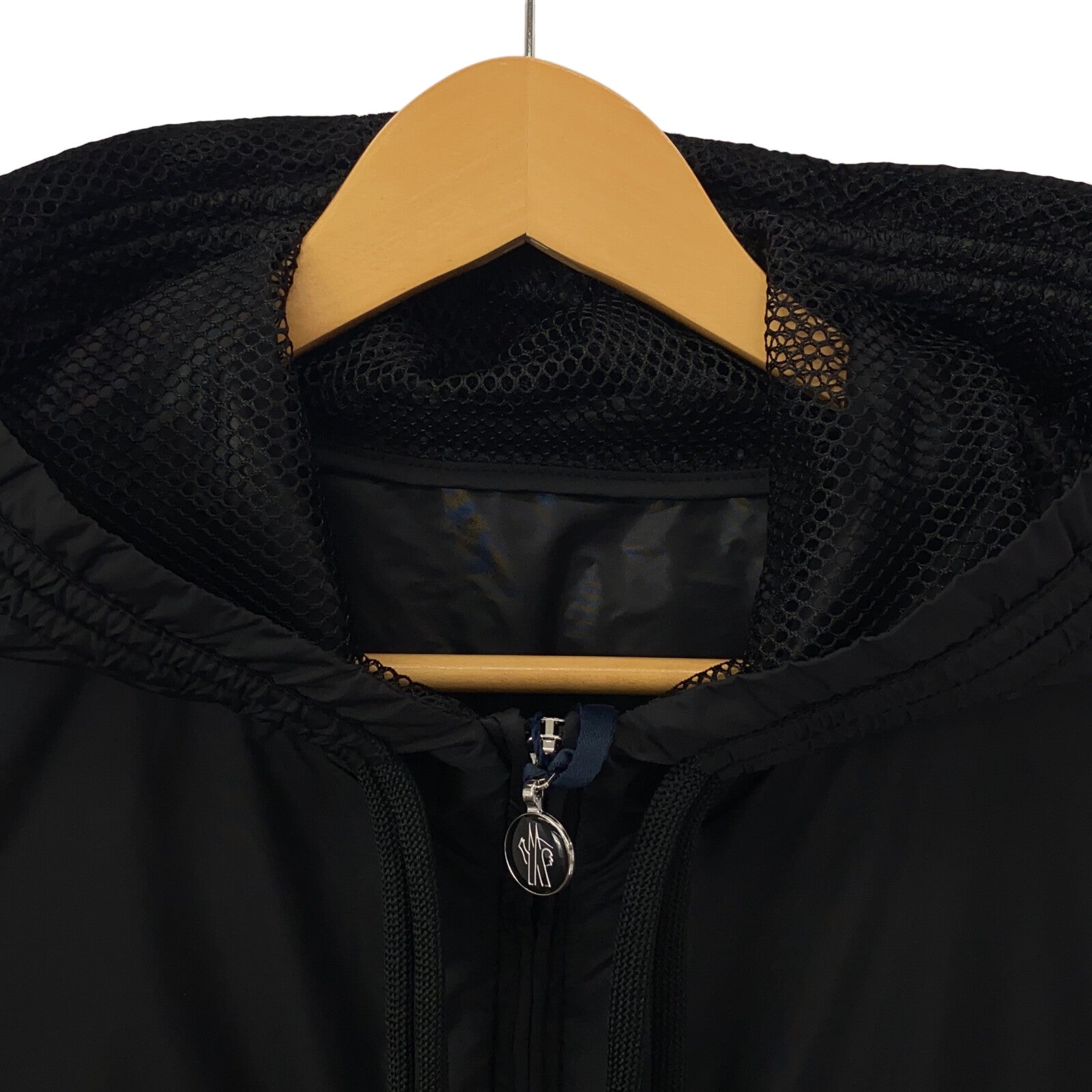 Moncler Nylon Hooded Jacket Black