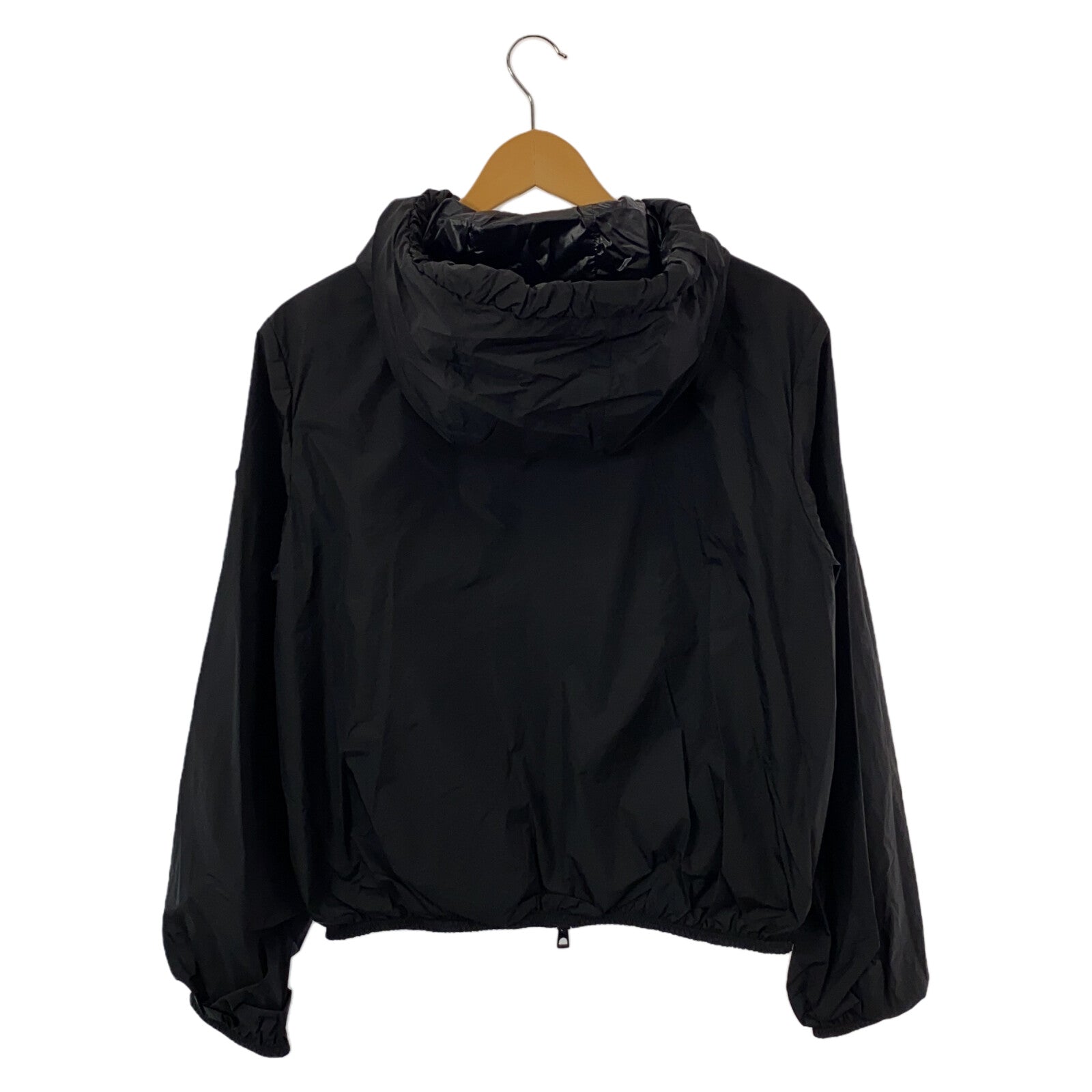 Moncler Nylon Hooded Jacket Black