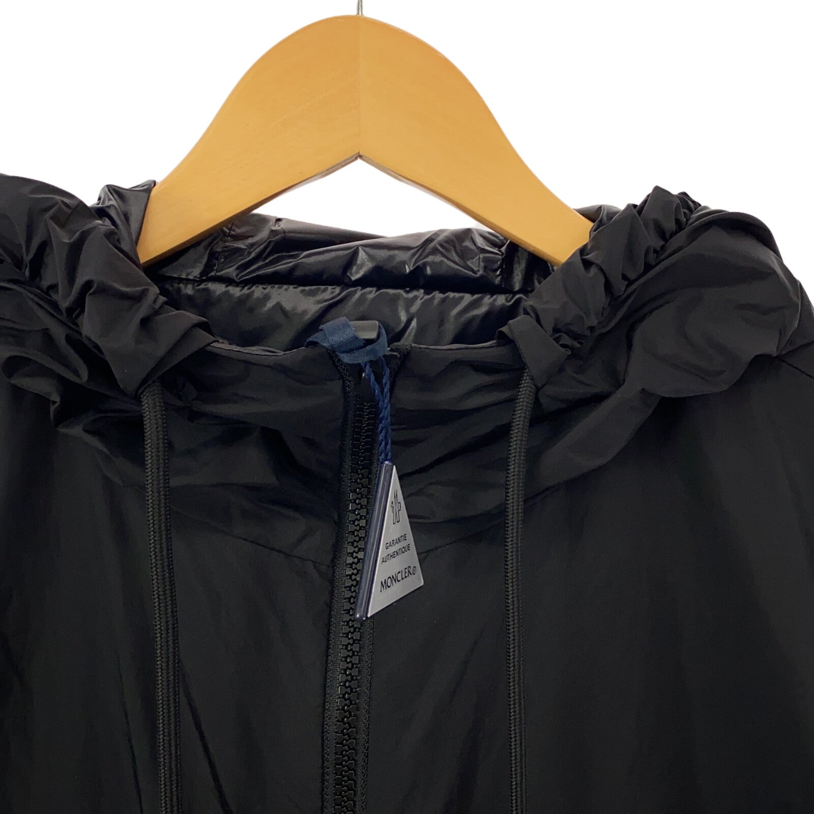 Moncler Nylon Hooded Jacket Black