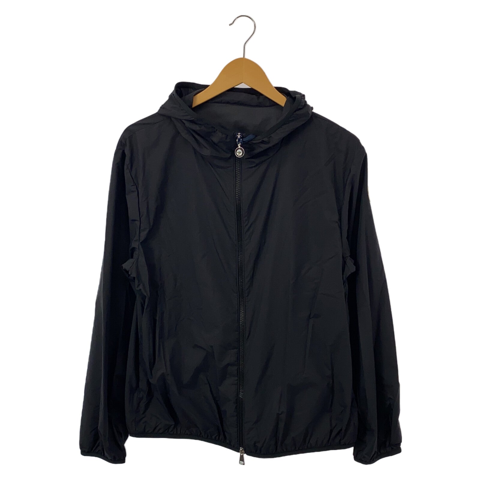 Moncler Nylon Hooded Jacket Black