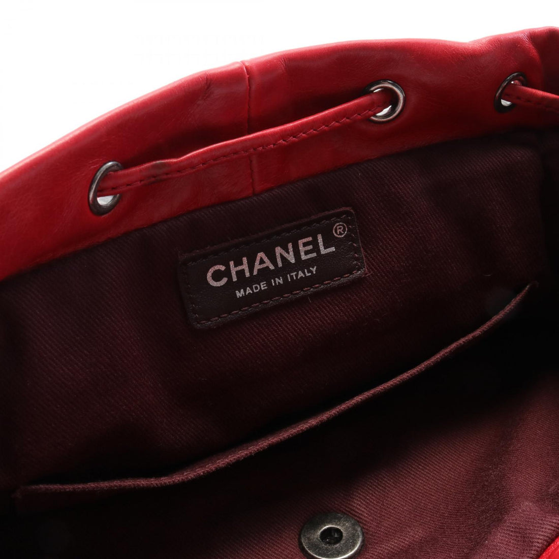 Chanel Shearling Mountain Backpack Natural Material Backpack in Very Good Condition