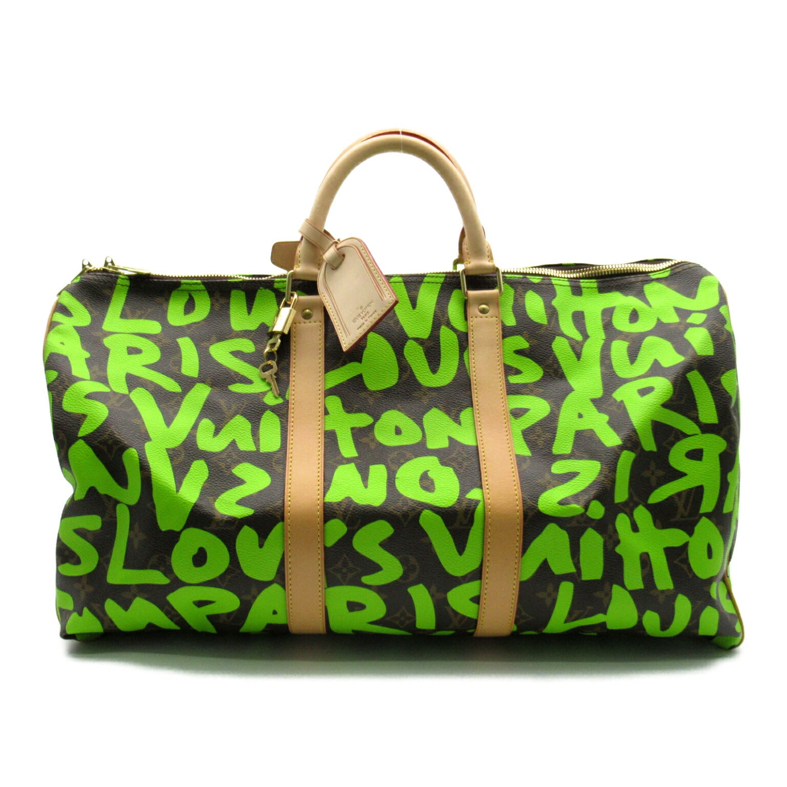 Louis Vuitton Keepall 50 Boston Bag Monogram Graffiti