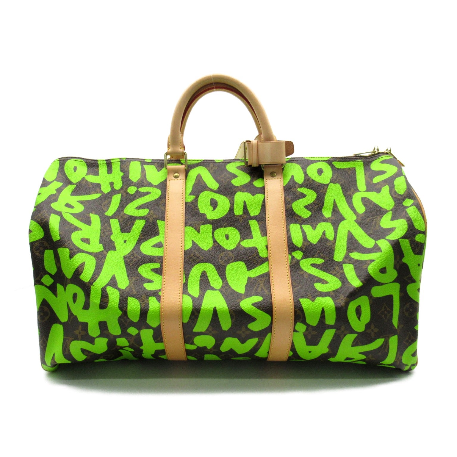 Louis Vuitton Keepall 50 Boston Bag Monogram Graffiti