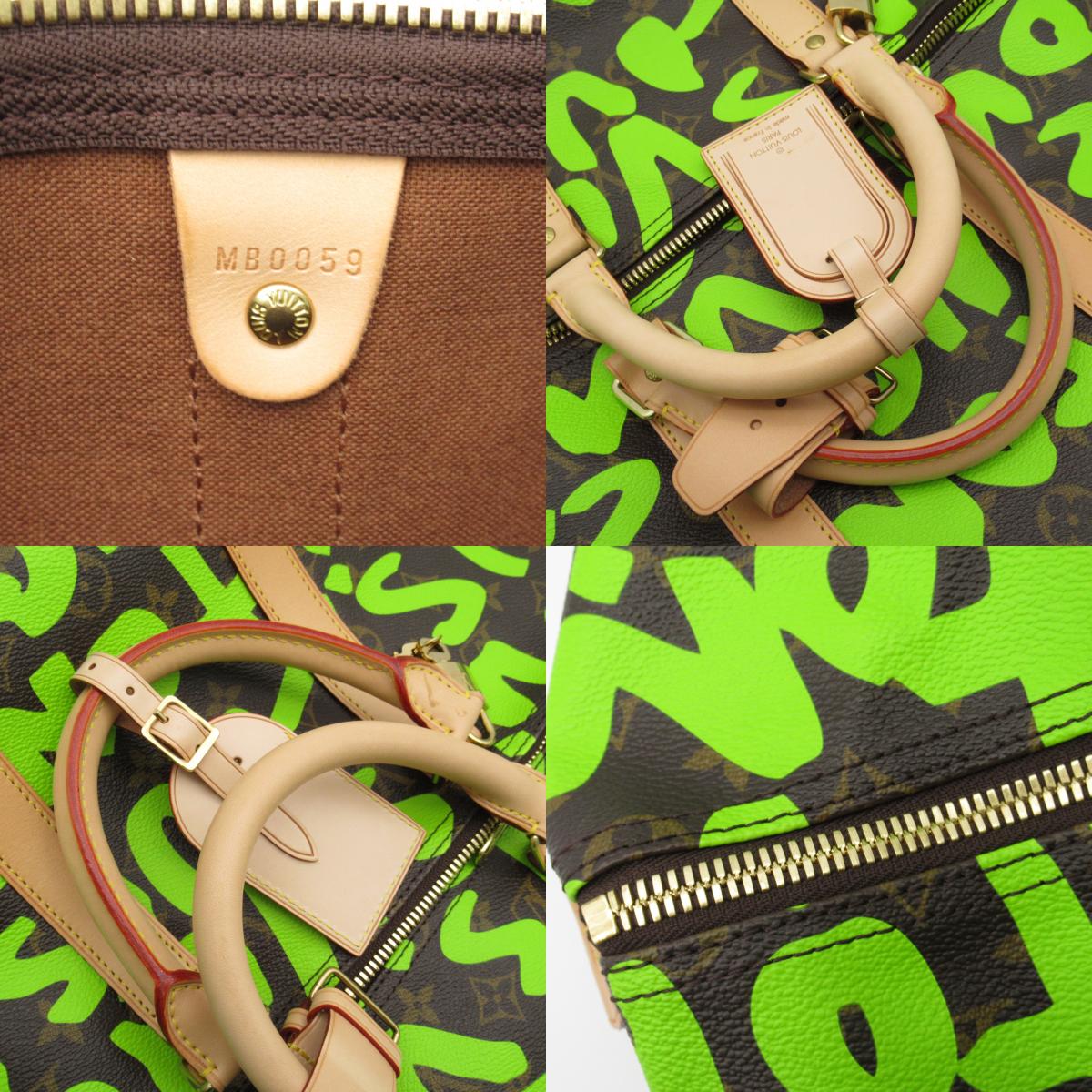 Louis Vuitton Keepall 50 Boston Bag Monogram Graffiti