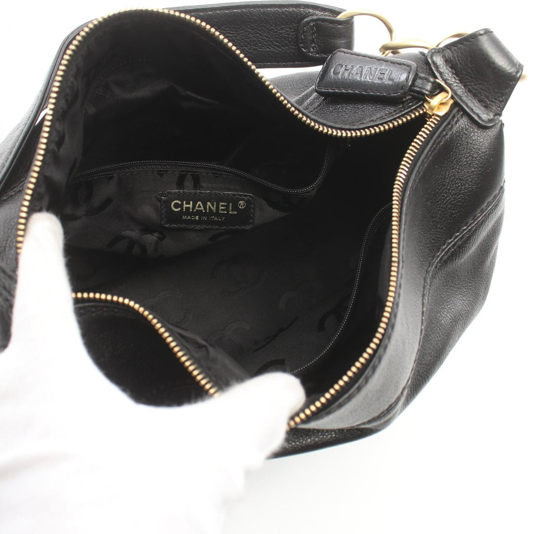 Chanel Leather Coco Mark Shoulder Bag