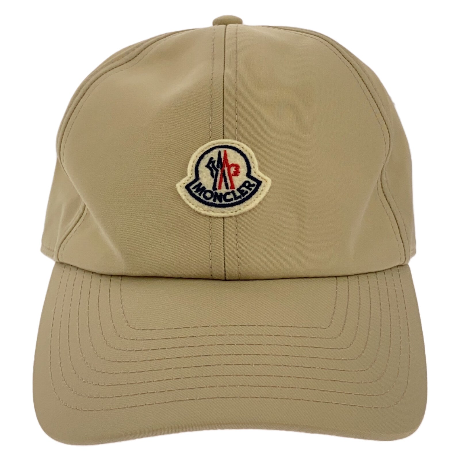 Moncler Cotton Baseball Cap Beige Unisex