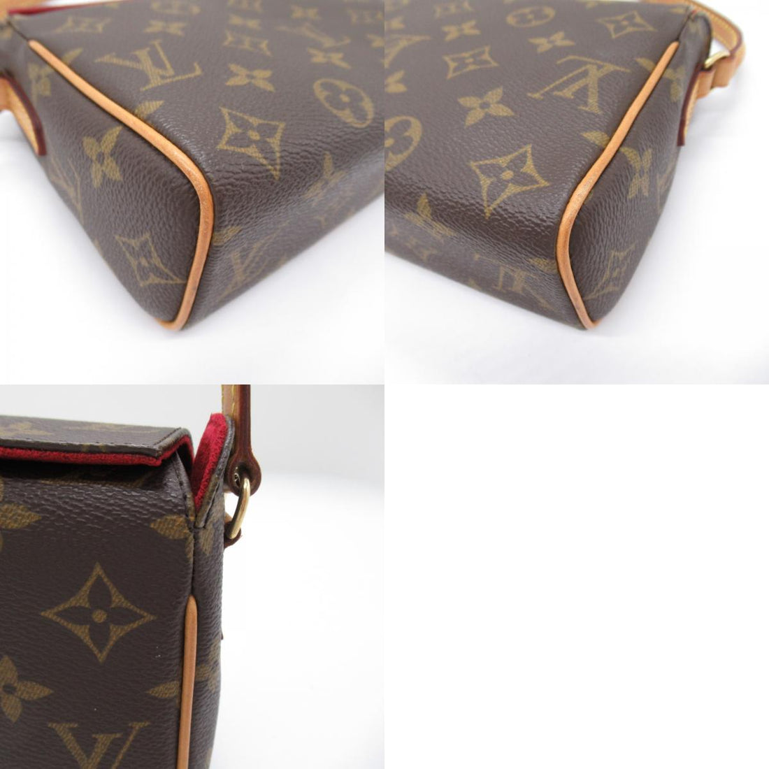 Louis Vuitton Monogram Recital Handbag Brown