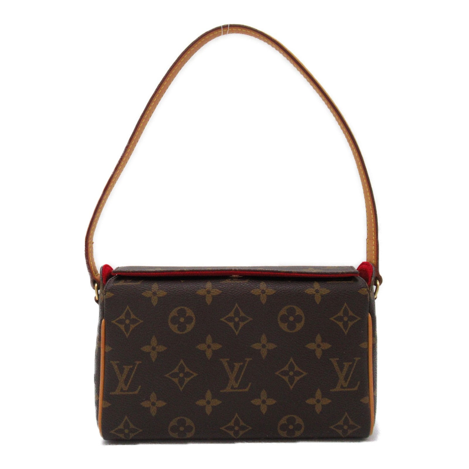 Louis Vuitton Monogram Recital Handbag Brown