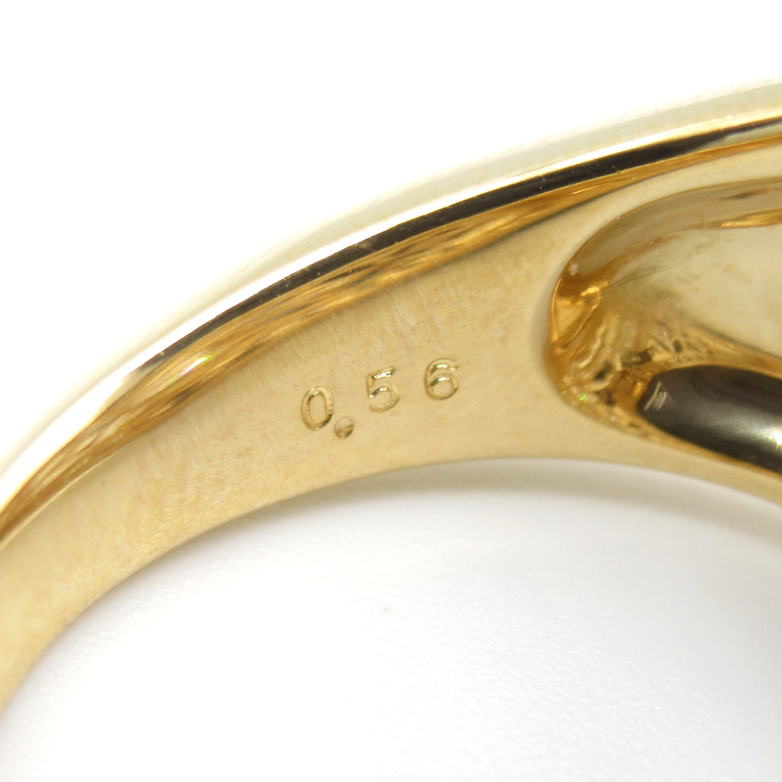 Tasaki Diamond Ring K18 Yellow Gold