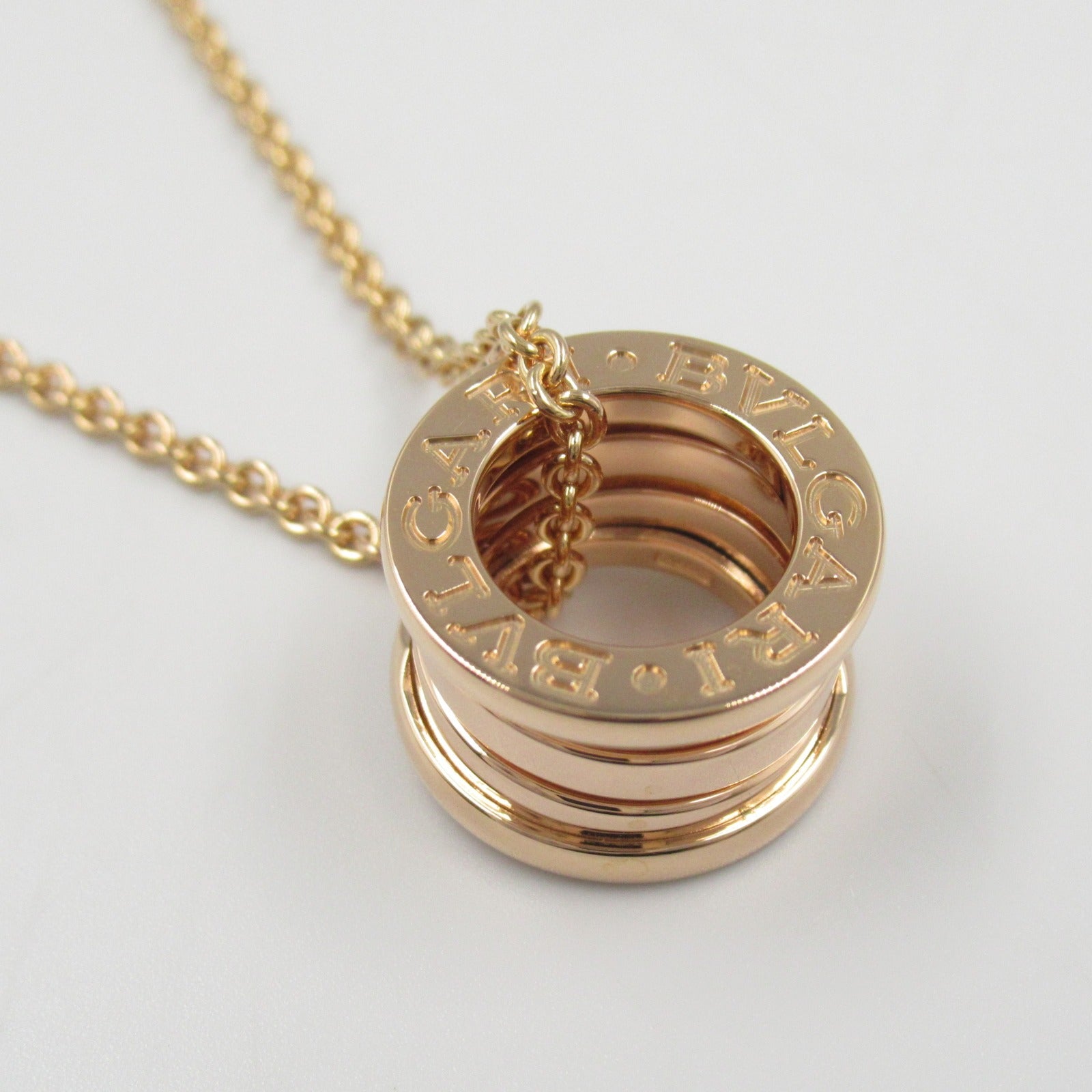 Bvlgari B-zero1 Necklace K18PG Pink Gold