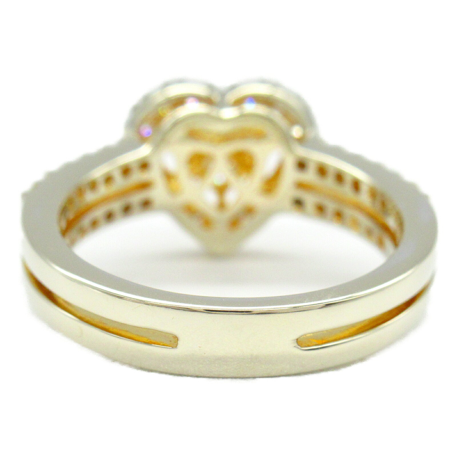 K18 Yellow Gold Diamond Ring Jewelry