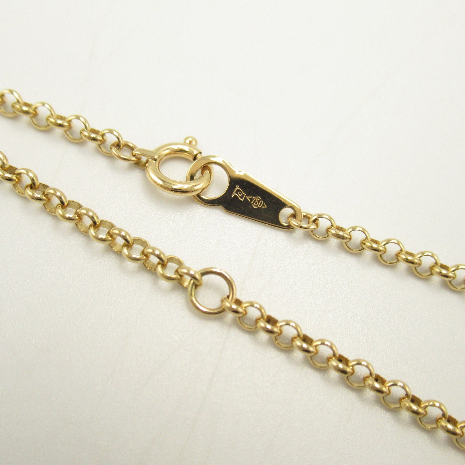 Sapphire Diamond Necklace K18 Yellow Gold