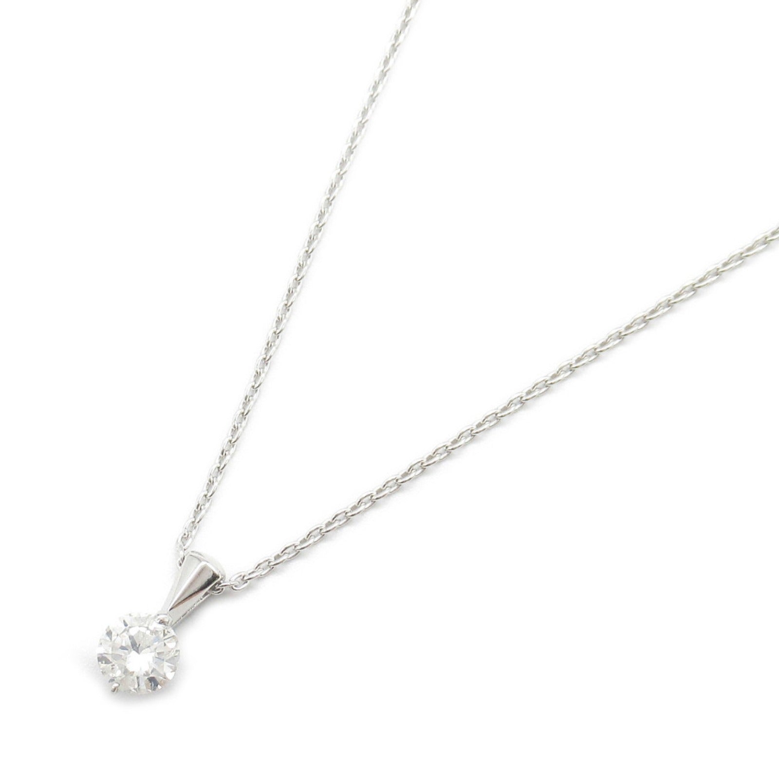 Celine Diamond Necklace K18WG White Gold