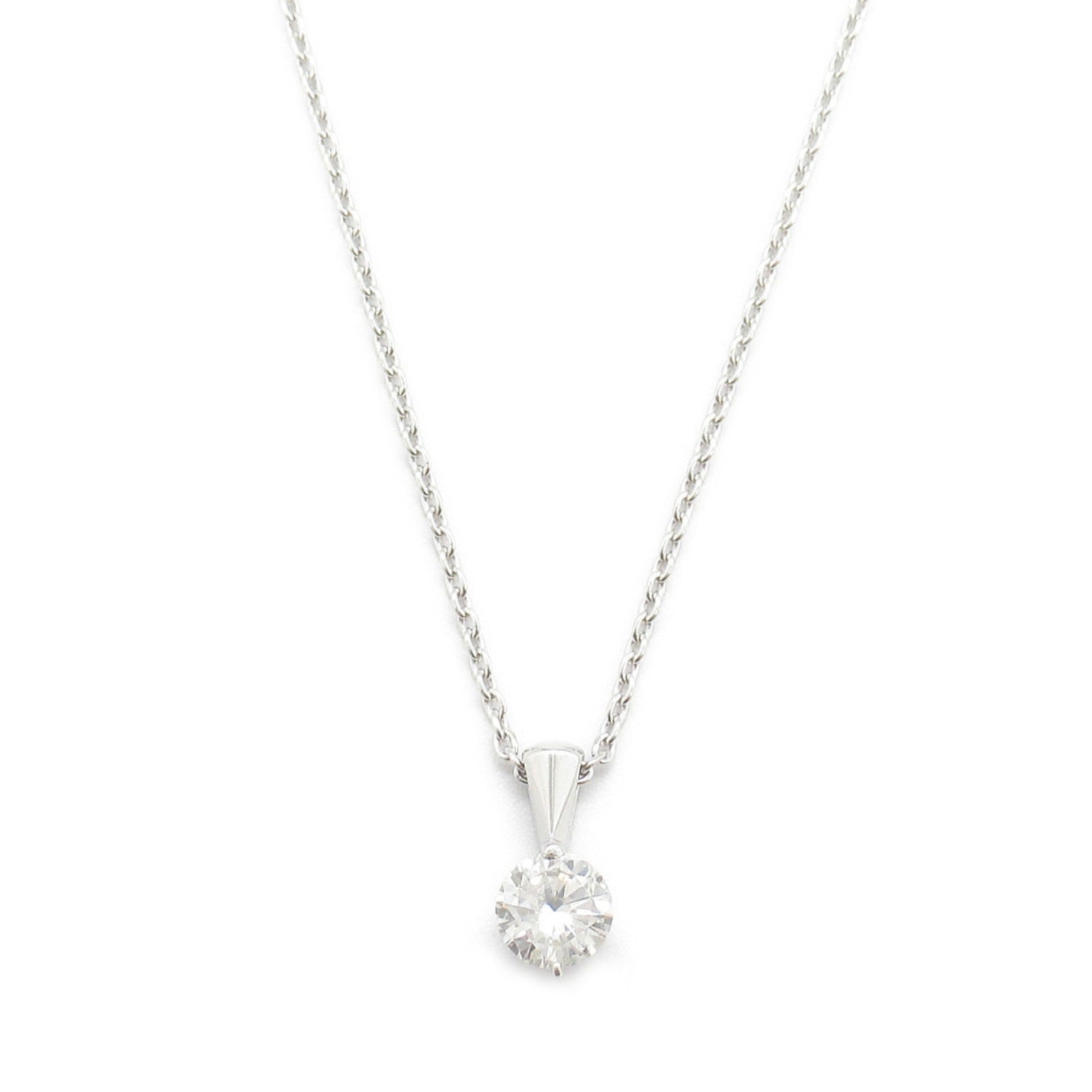 Celine Diamond Necklace K18WG White Gold