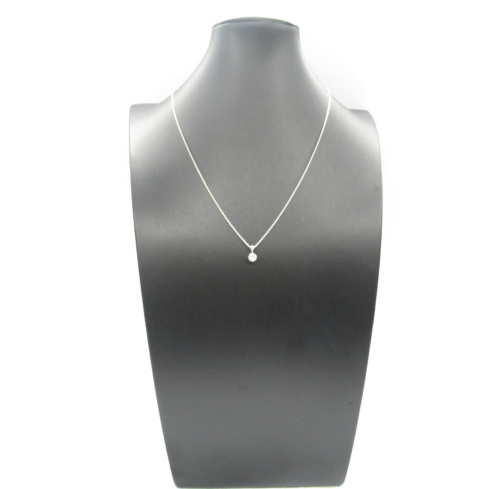 Celine Diamond Necklace K18WG White Gold