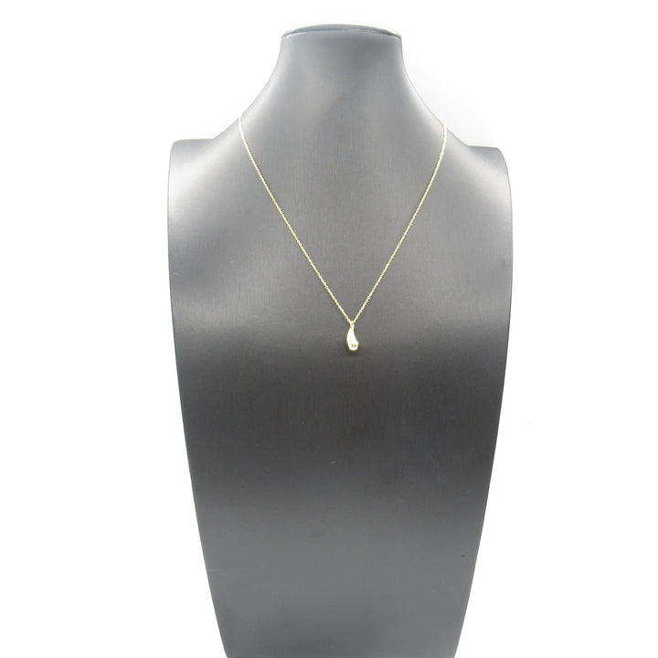 Tiffany & Co 18K Elsa Perreti Teardrop Necklace Metal Necklace in Great Condition