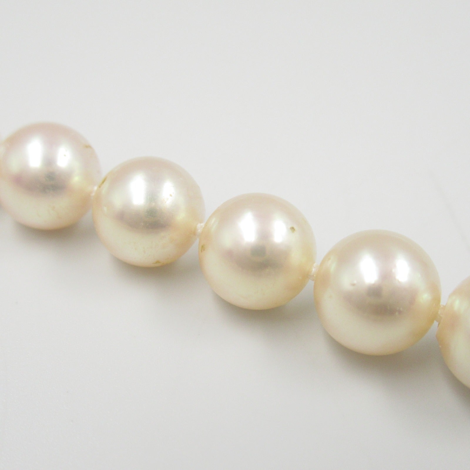 Tasaki Akoya Pearl Diamond Necklace K14WG