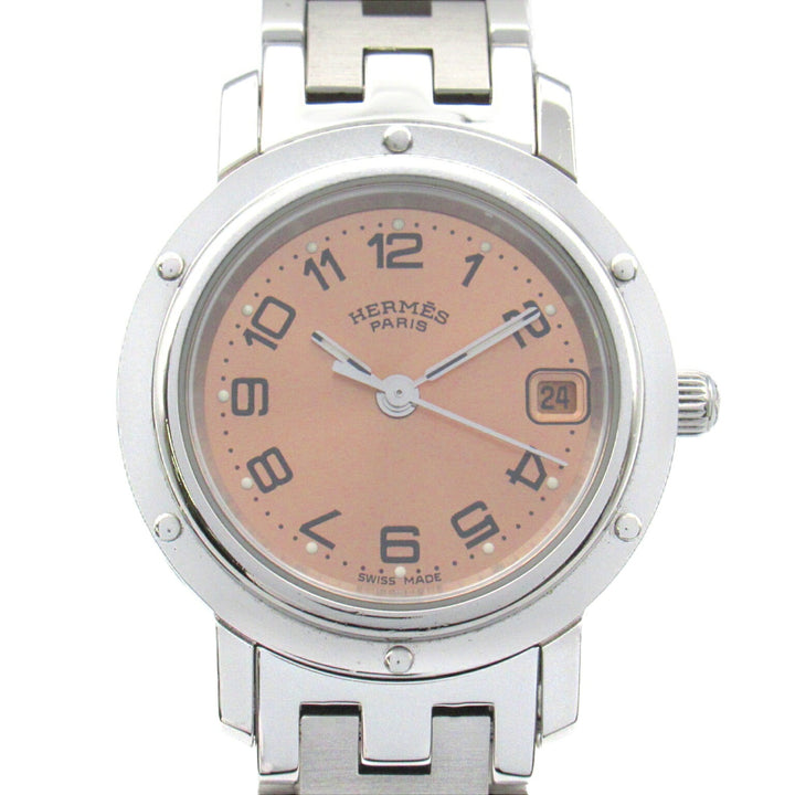 Hermes Clipper Stainless Steel Quartz Watch