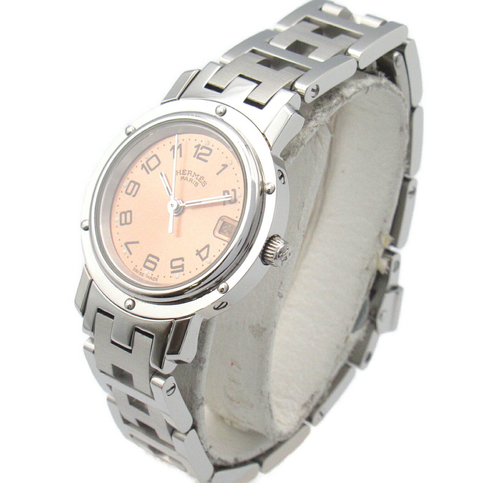 Hermes Clipper Stainless Steel Quartz Watch