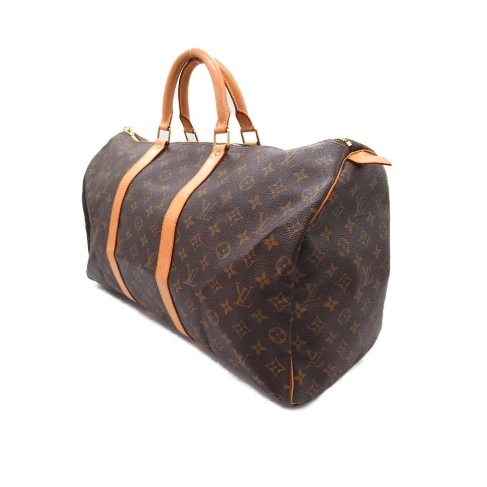 Louis Vuitton Keepall 50 Boston Bag Monogram Brown