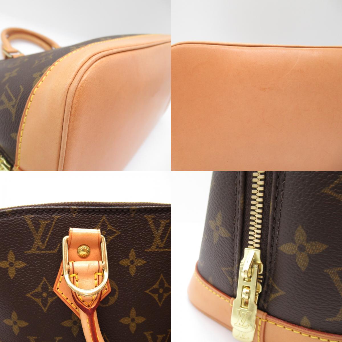 Louis Vuitton Alma Handbag Monogram Brown M51130