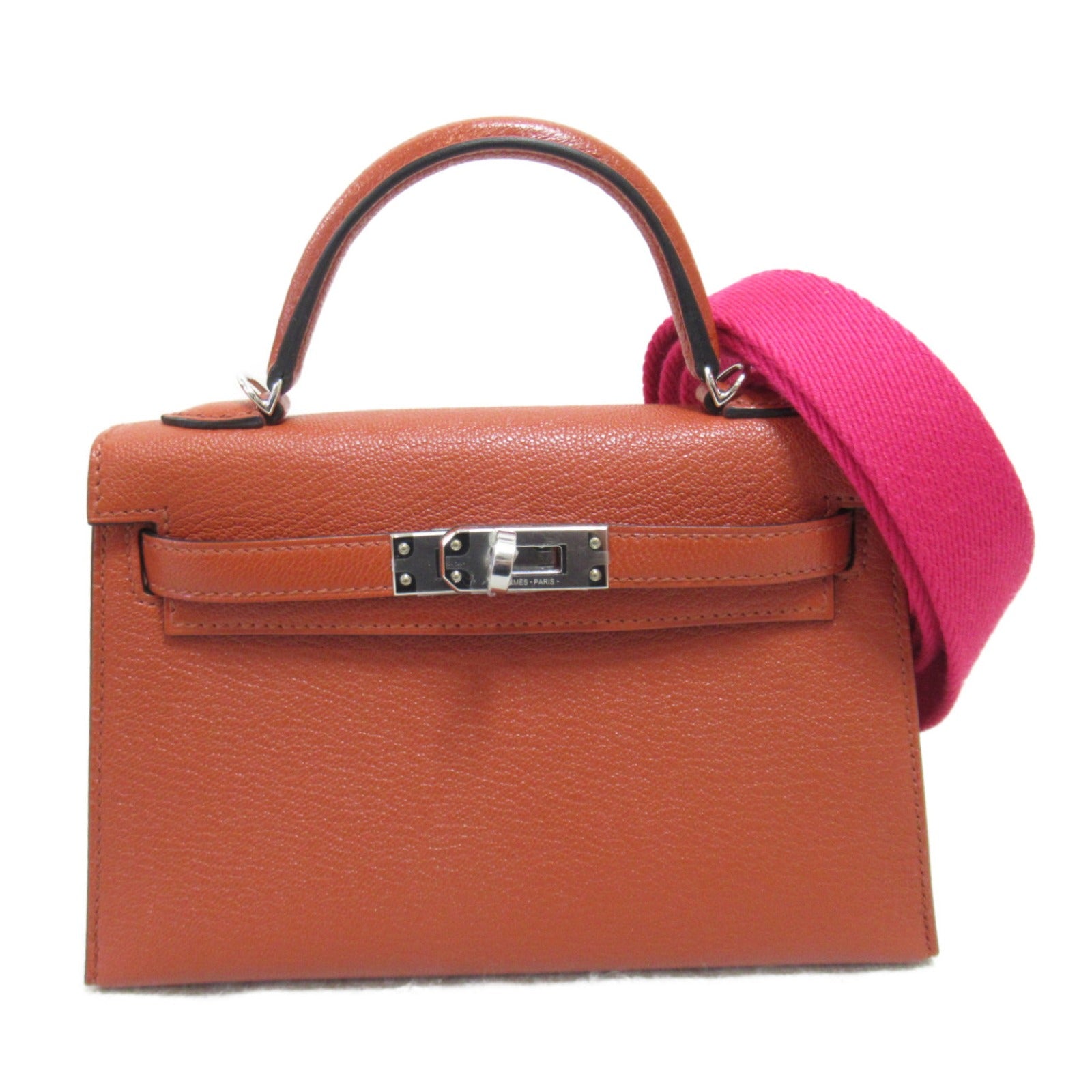 Hermes Mini Kelly 2 Chevre Leather Handbag