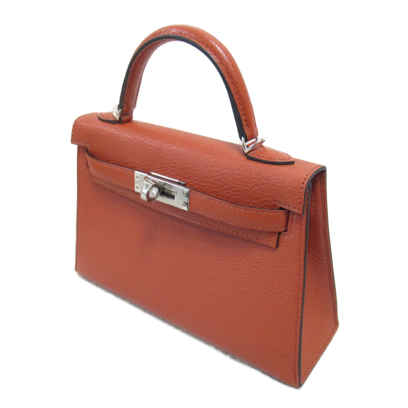 Hermes Mini Kelly 2 Chevre Leather Handbag