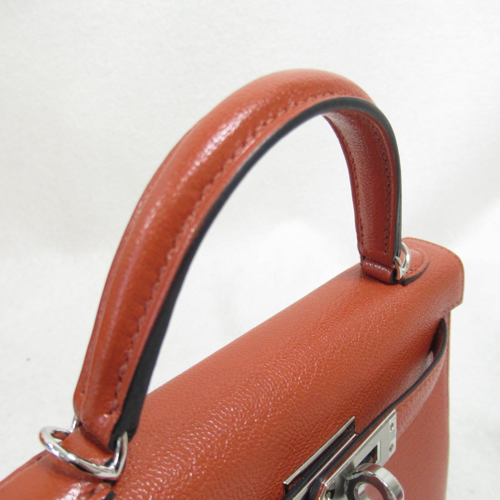 Hermes Mini Kelly 2 Chevre Leather Handbag