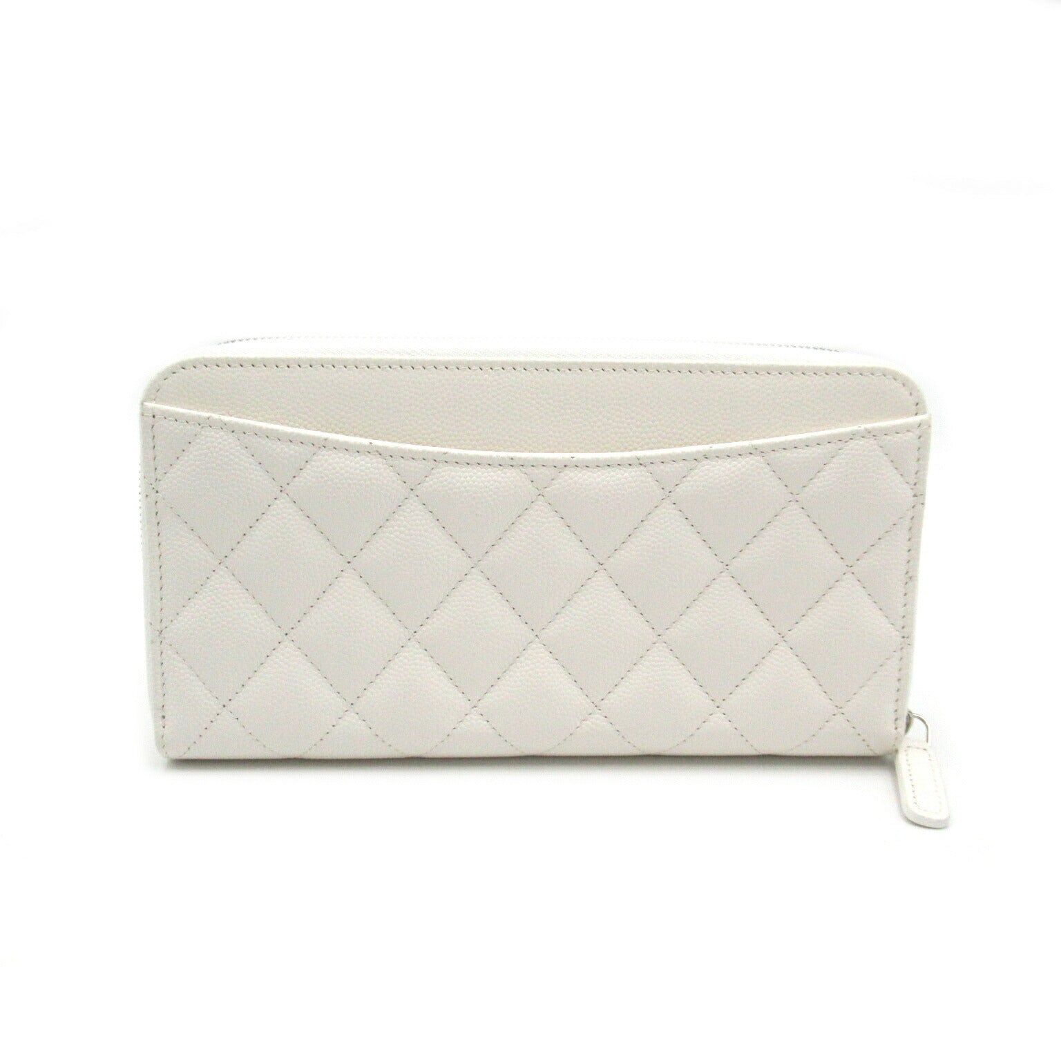 Chanel Caviar Skin Matelasse Long Wallet