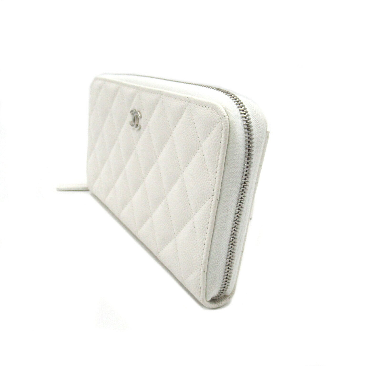 Chanel Caviar Skin Matelasse Long Wallet