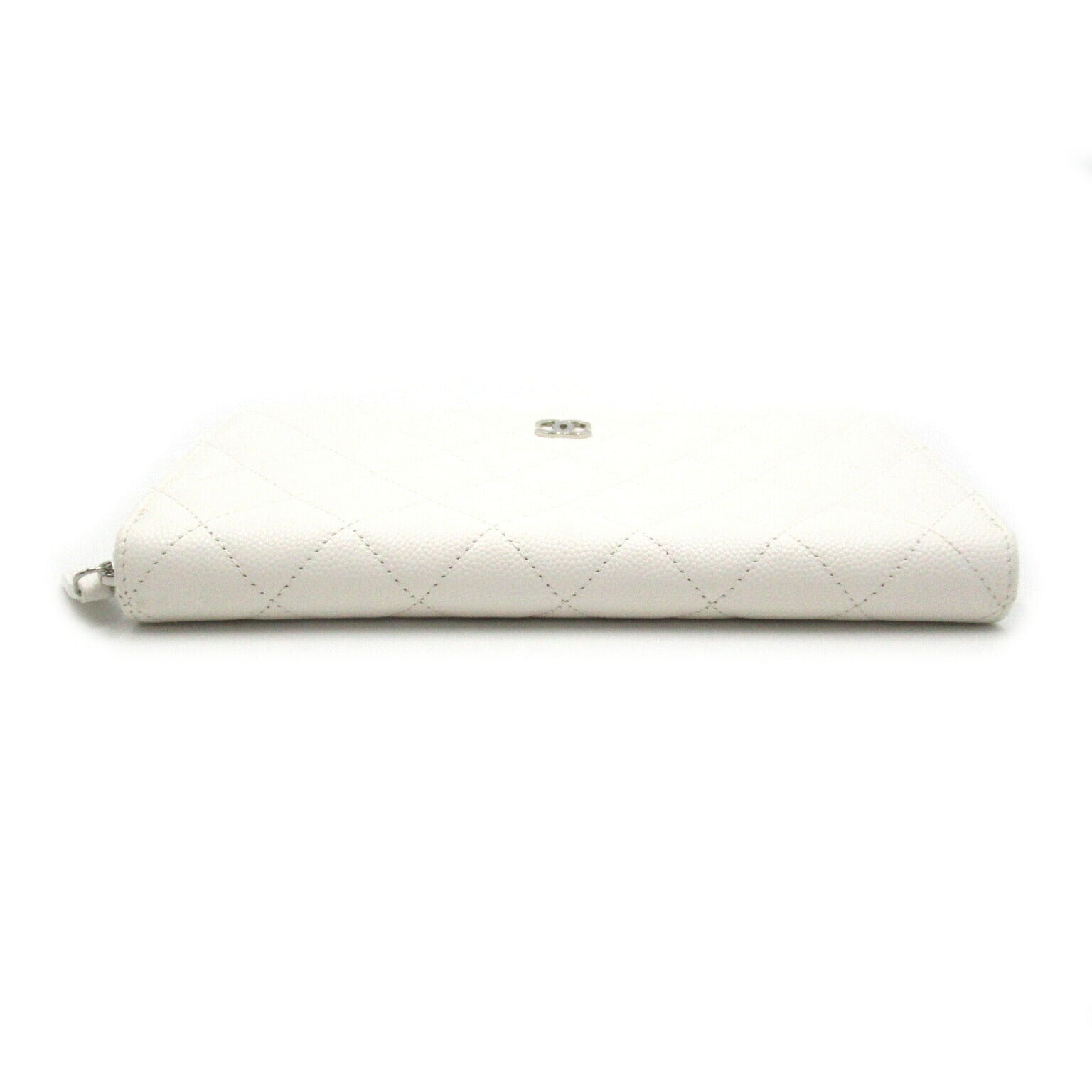 Chanel Caviar Skin Matelasse Long Wallet