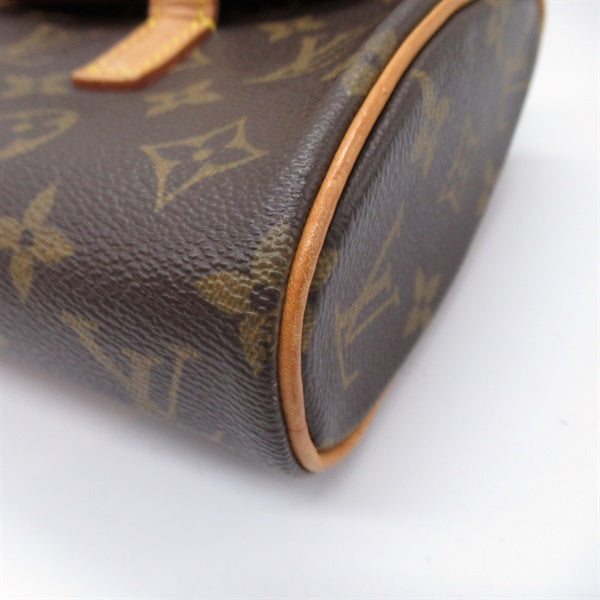 Louis Vuitton Sonatine Monogram Handbag Canvas Handbag M51902 in Very Good Condition