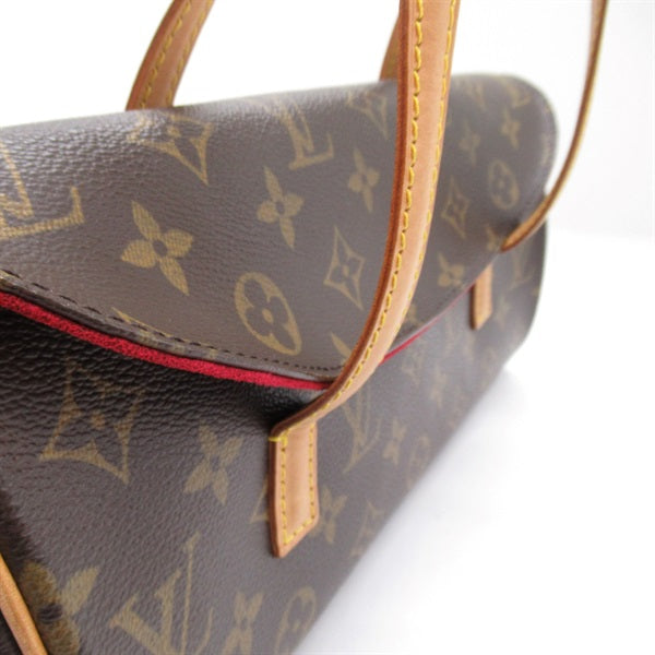 Louis Vuitton Sonatine Monogram Handbag Canvas Handbag M51902 in Very Good Condition