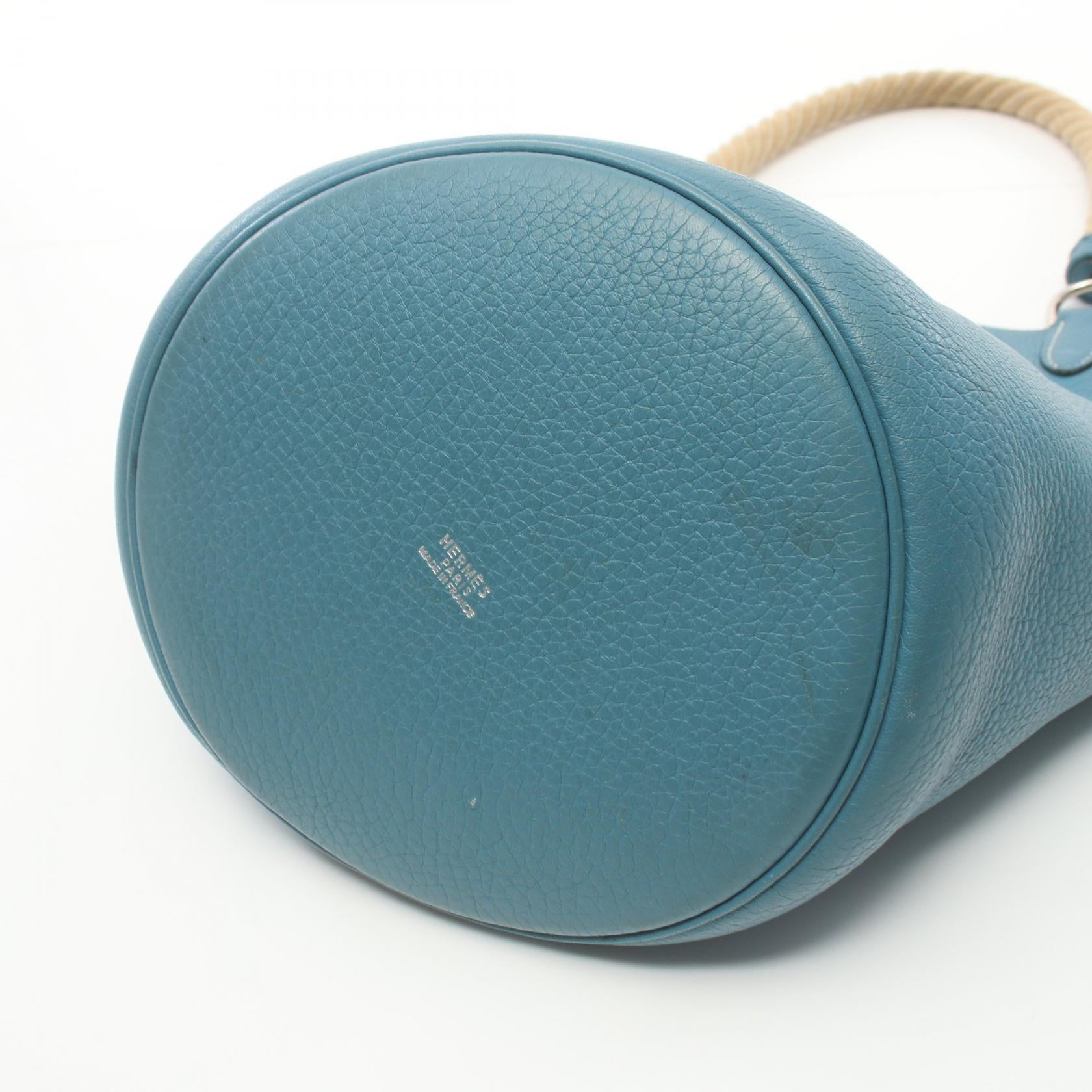 Hermes Mangue MM Shoulder Bag Blue