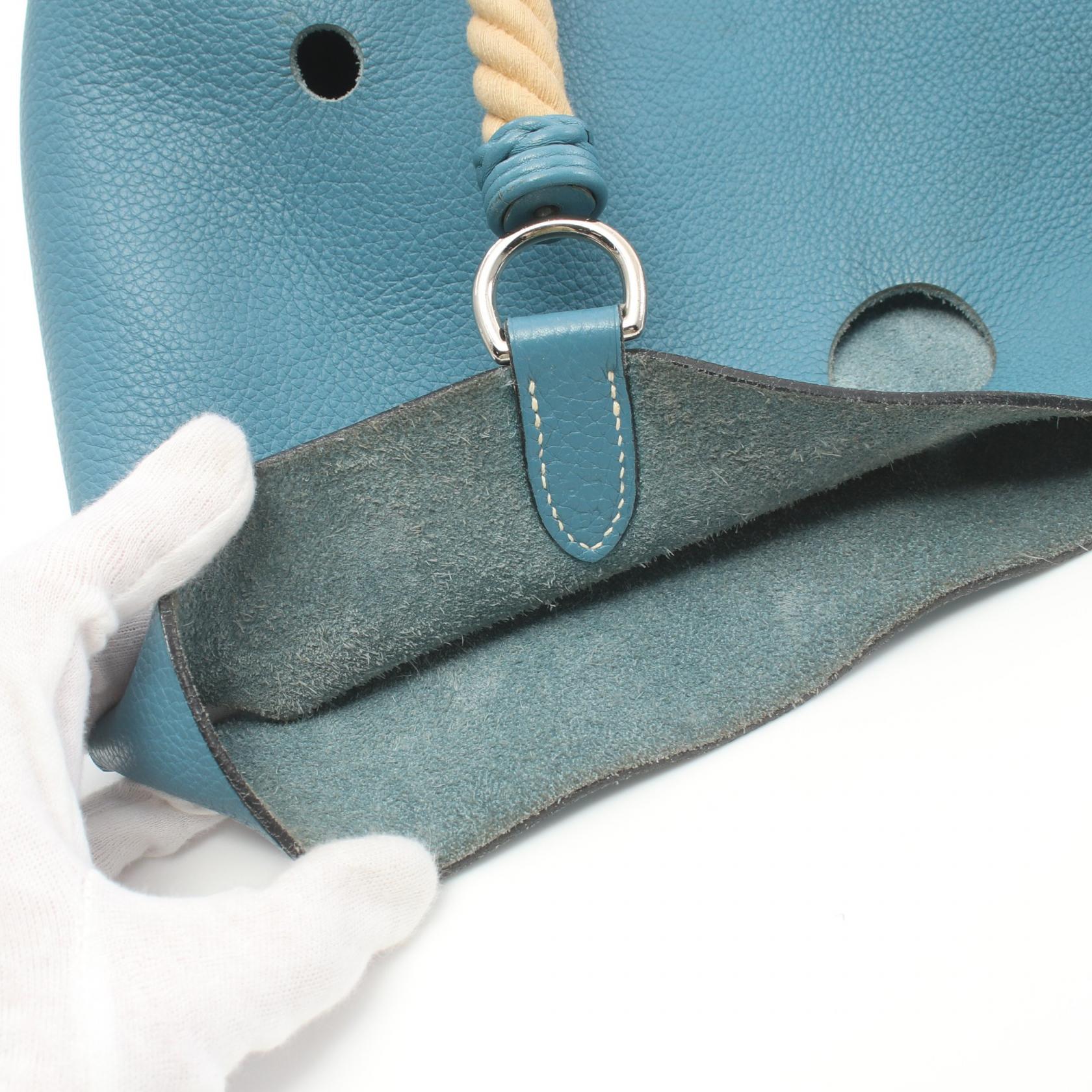 Hermes Mangue MM Shoulder Bag Blue