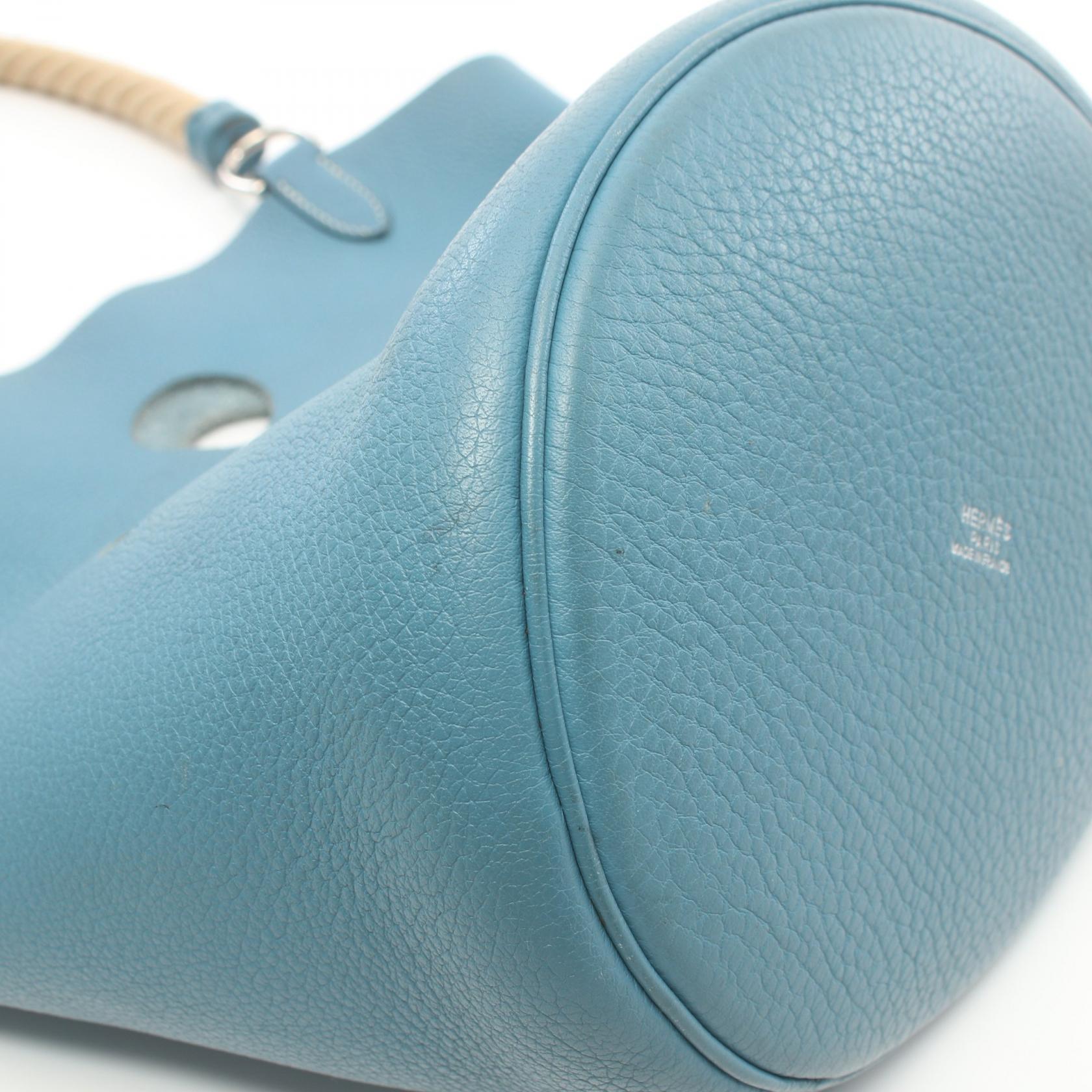 Hermes Mangue MM Shoulder Bag Blue