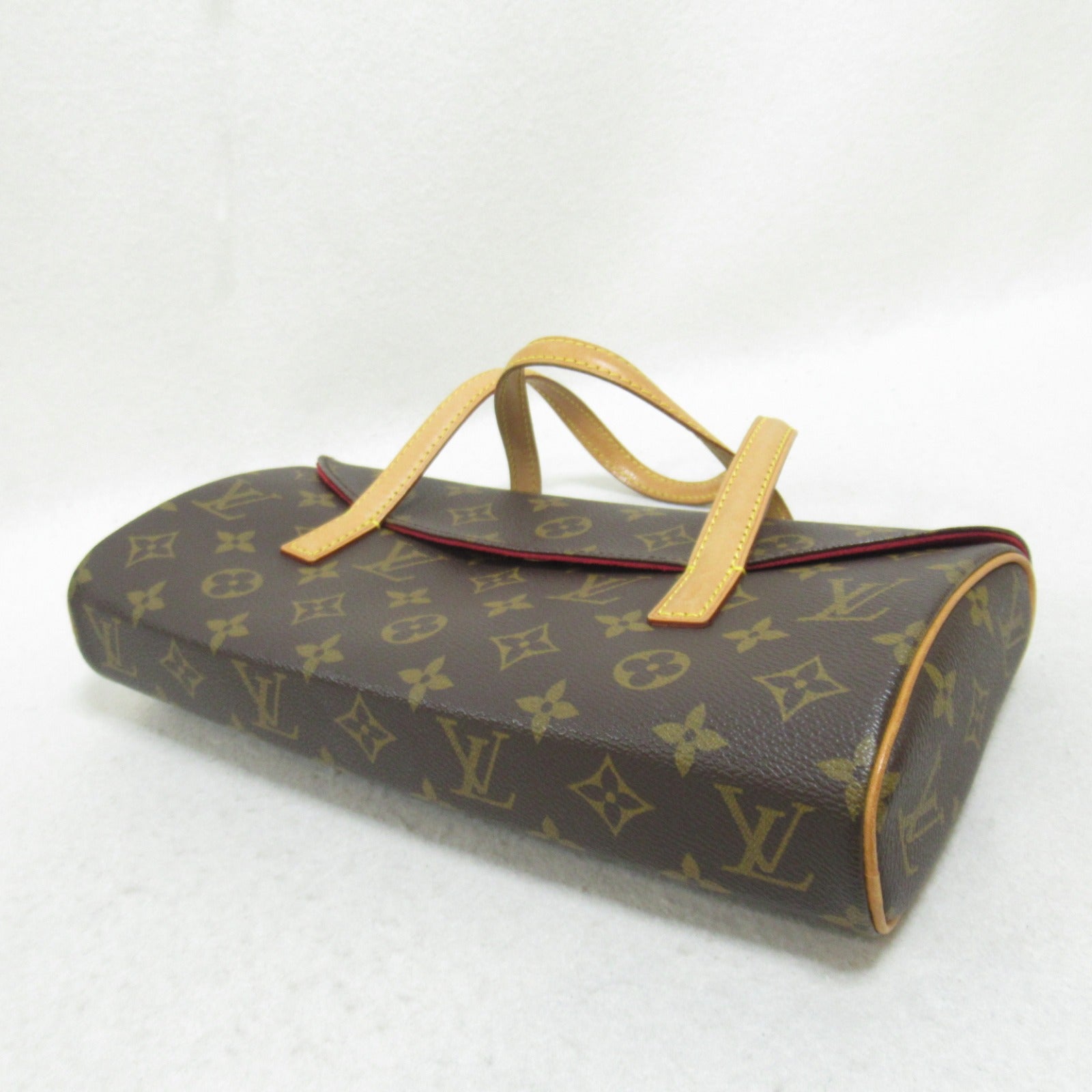 Louis Vuitton Sonatine Handbag Monogram Brown