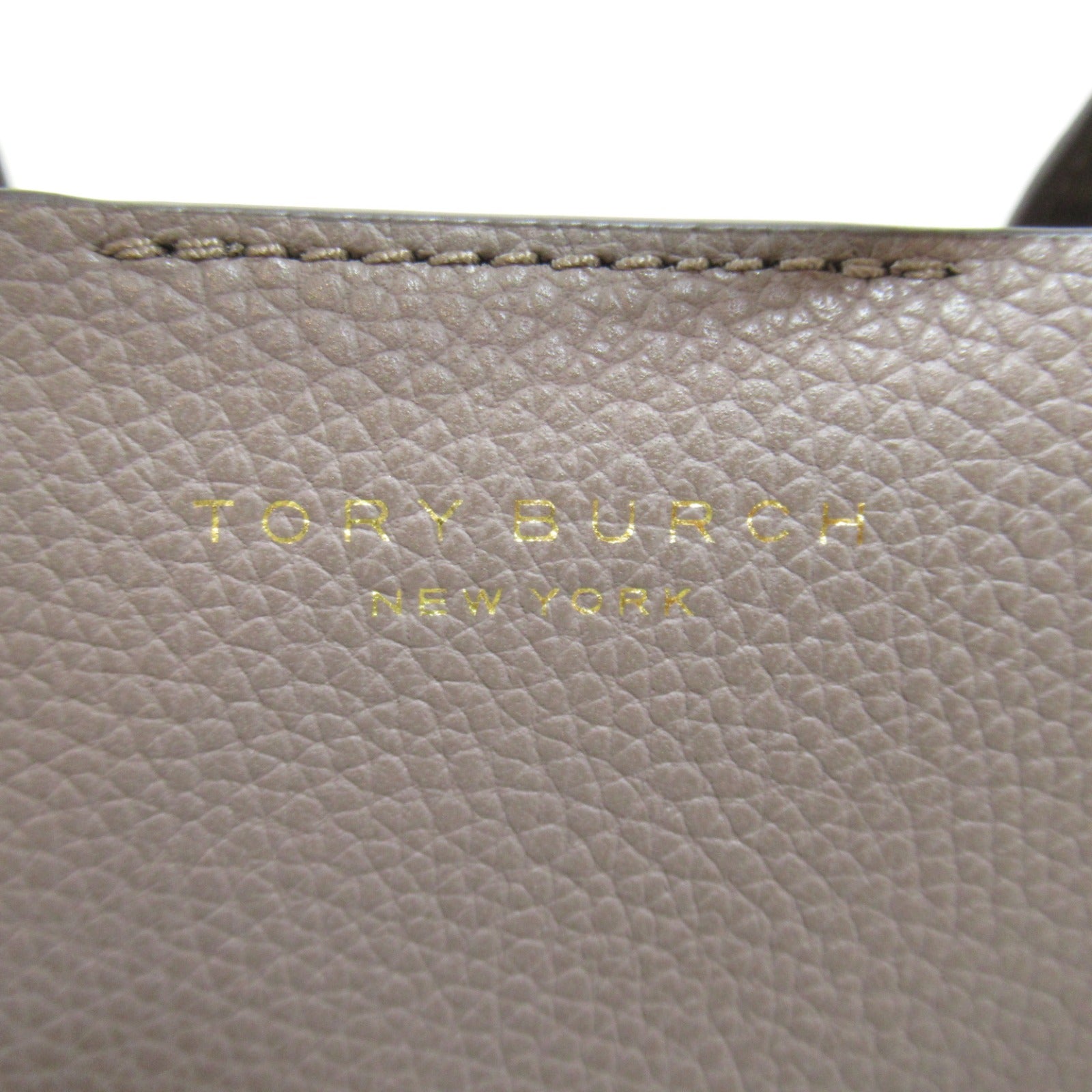 Tory Burch 2way Leather Tote Bag Gray